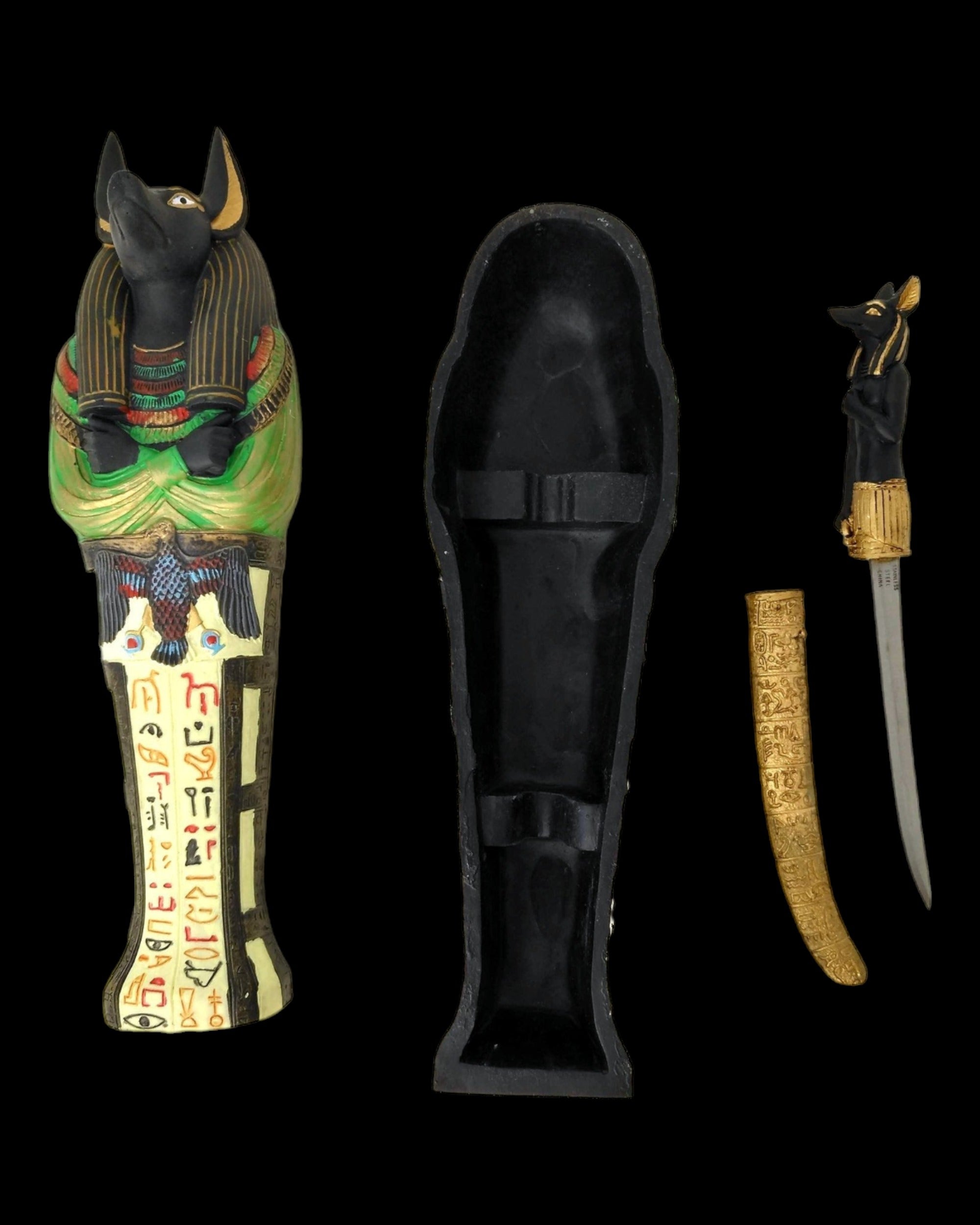 Anubis Sarcophagus Letter Opener Knife