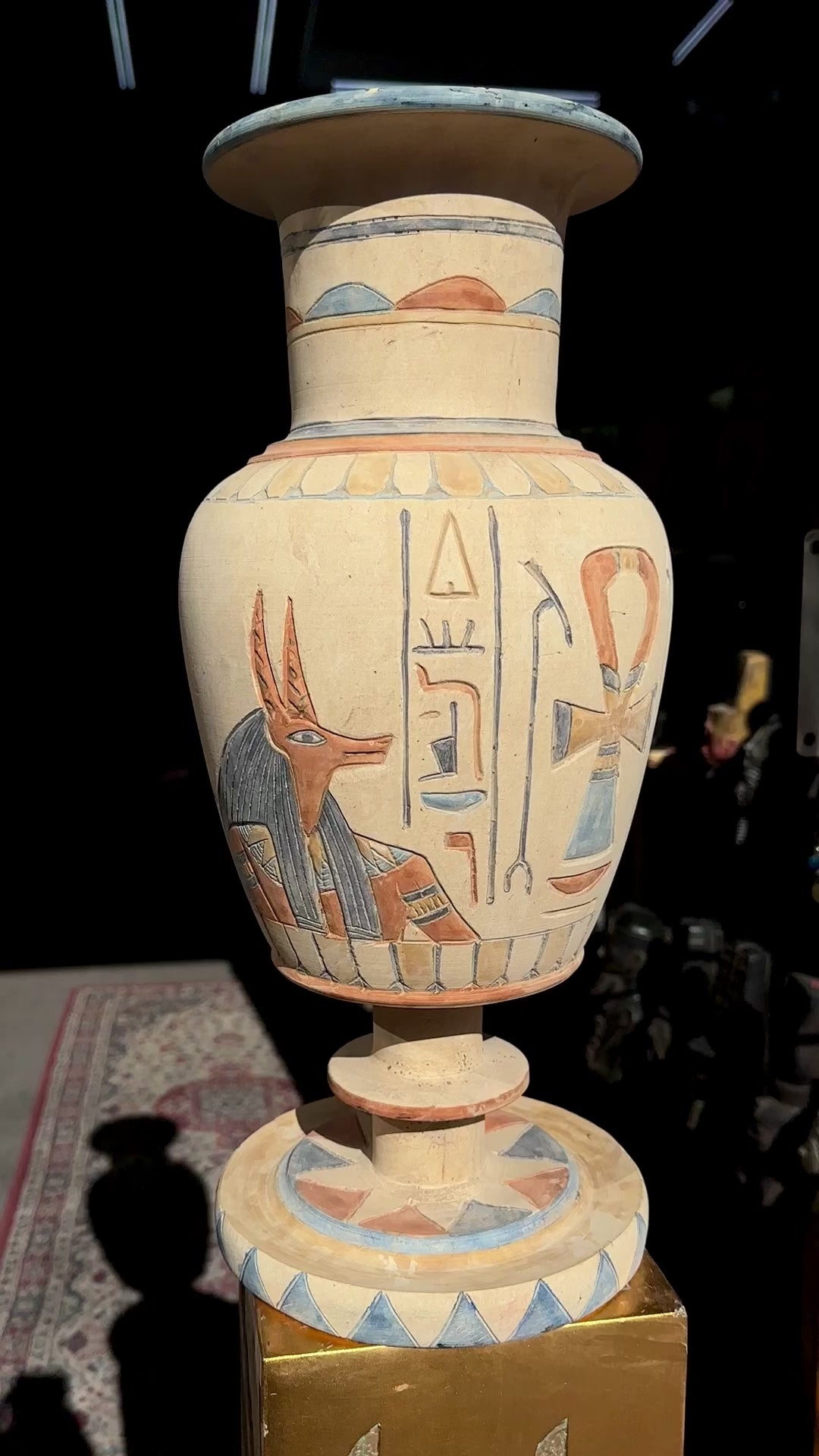 Egyptian Limestone Vase - Handmade in Egypt