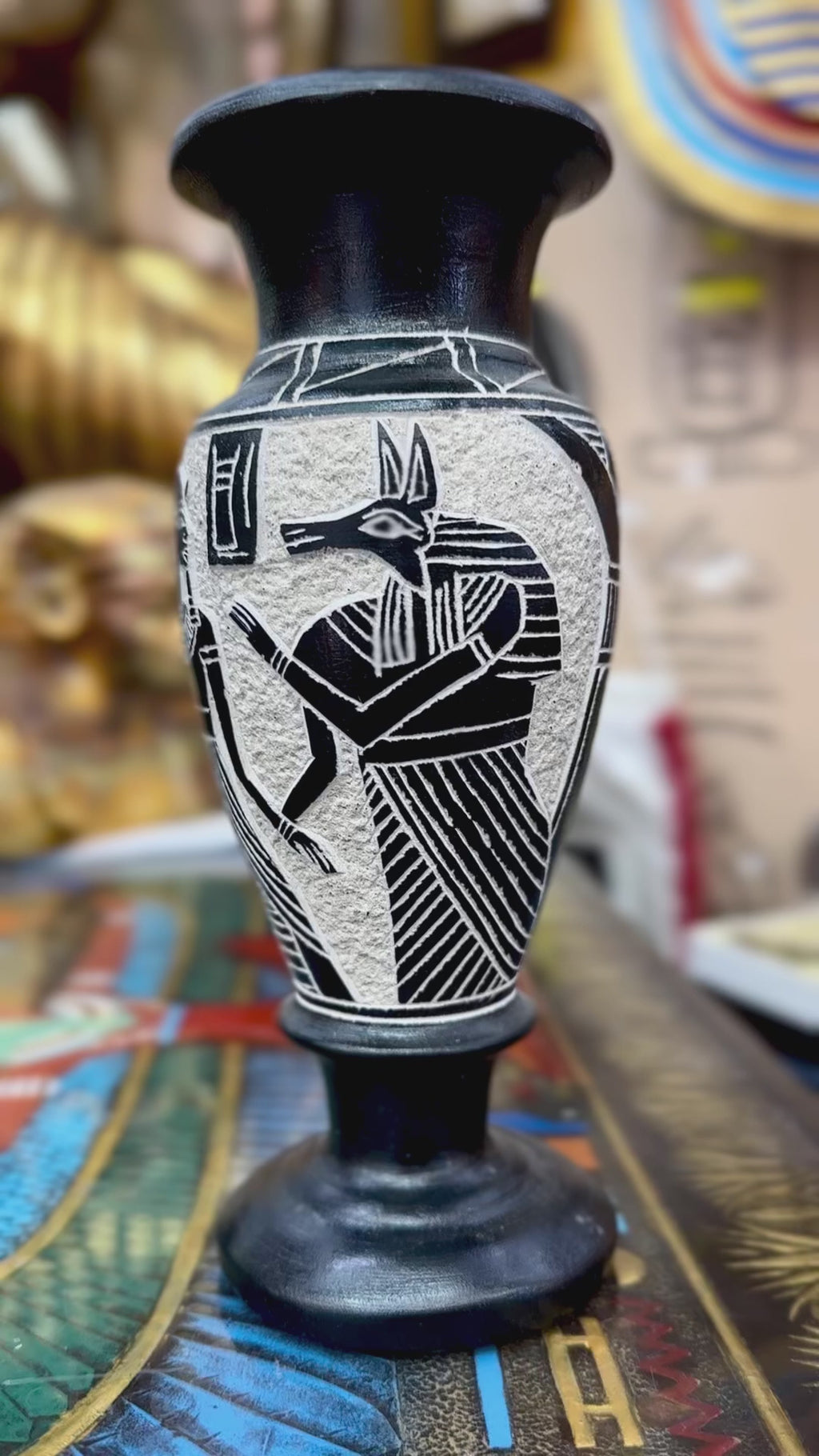 Egyptian Basalt Vase