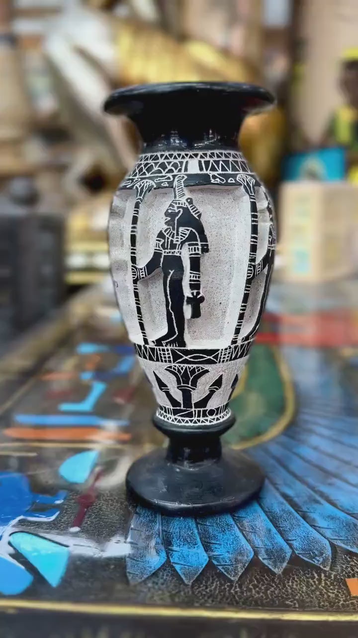 Egyptian Basalt Vase