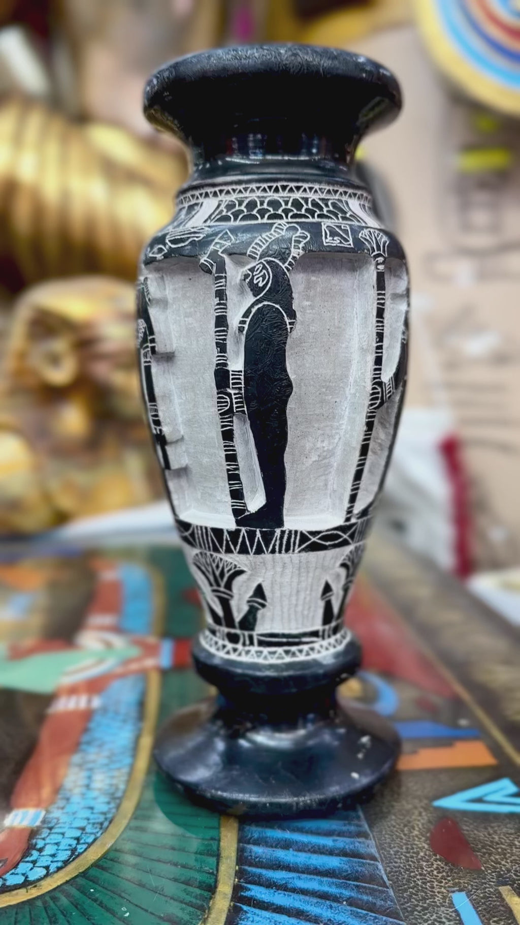 Egyptian Basalt Vase