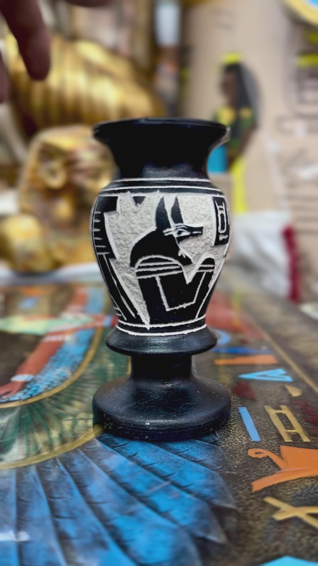 Egyptian Basalt Vase