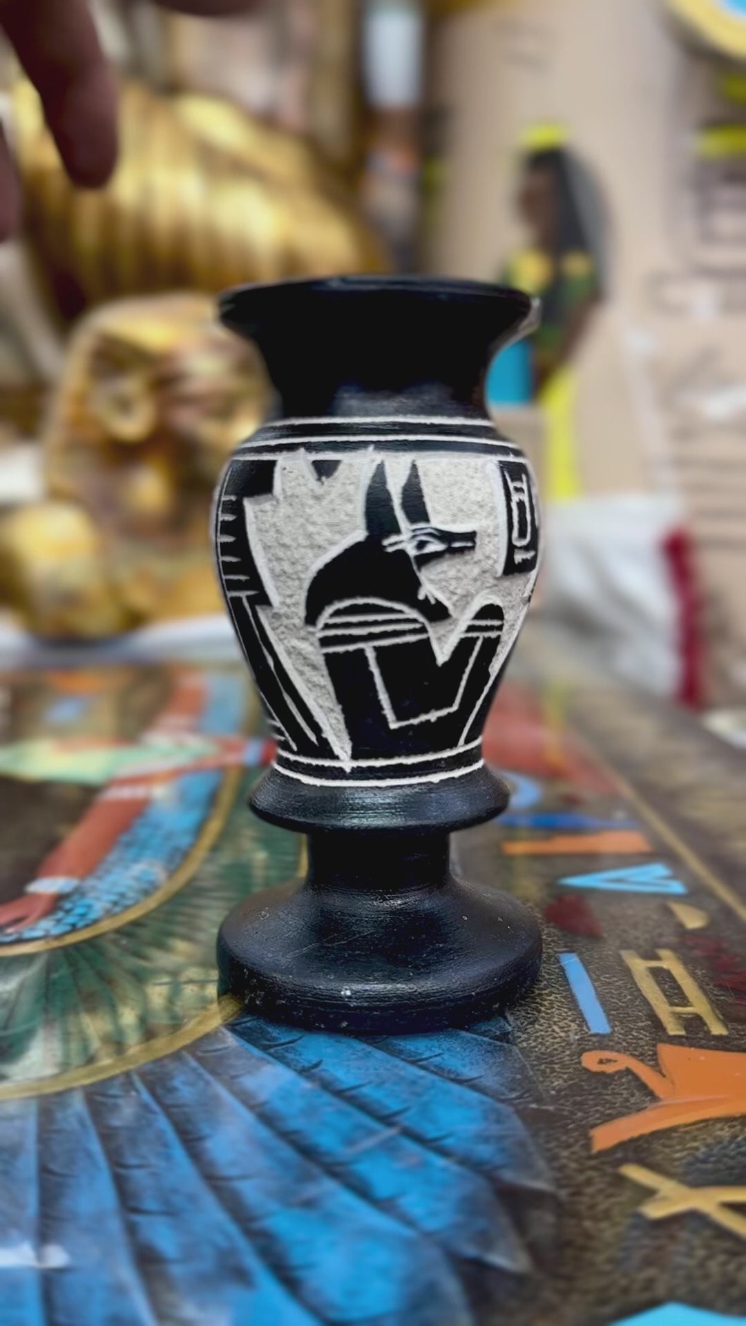 Egyptian Basalt Vase