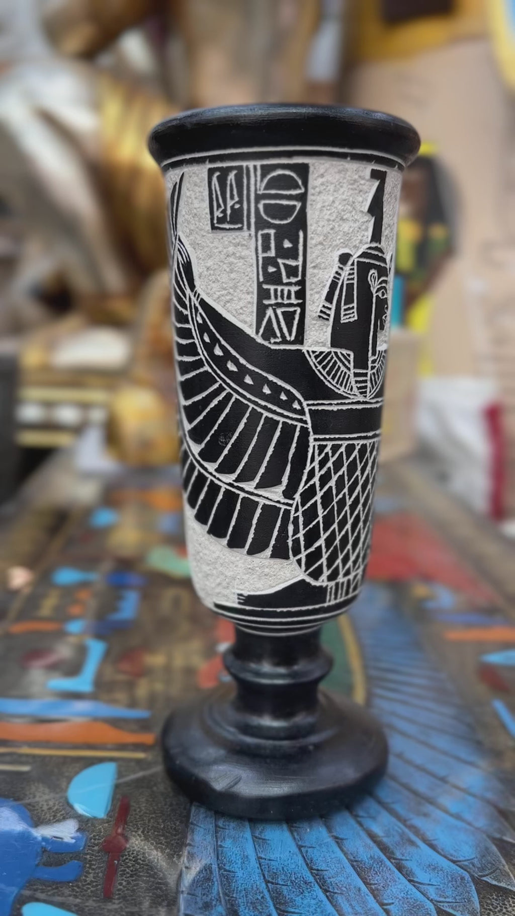 Egyptian Basalt Vase