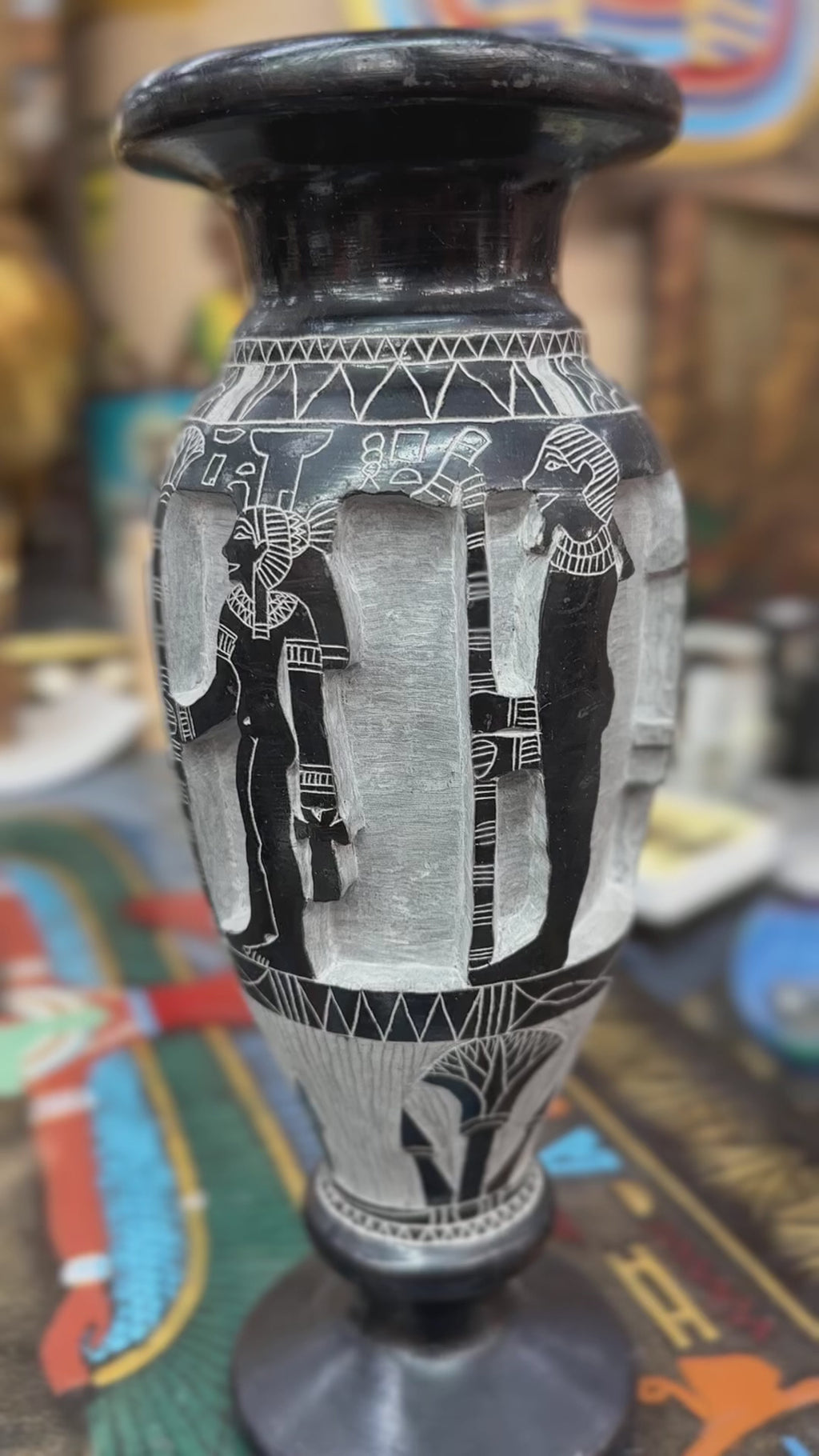 Egyptian Basalt Vase
