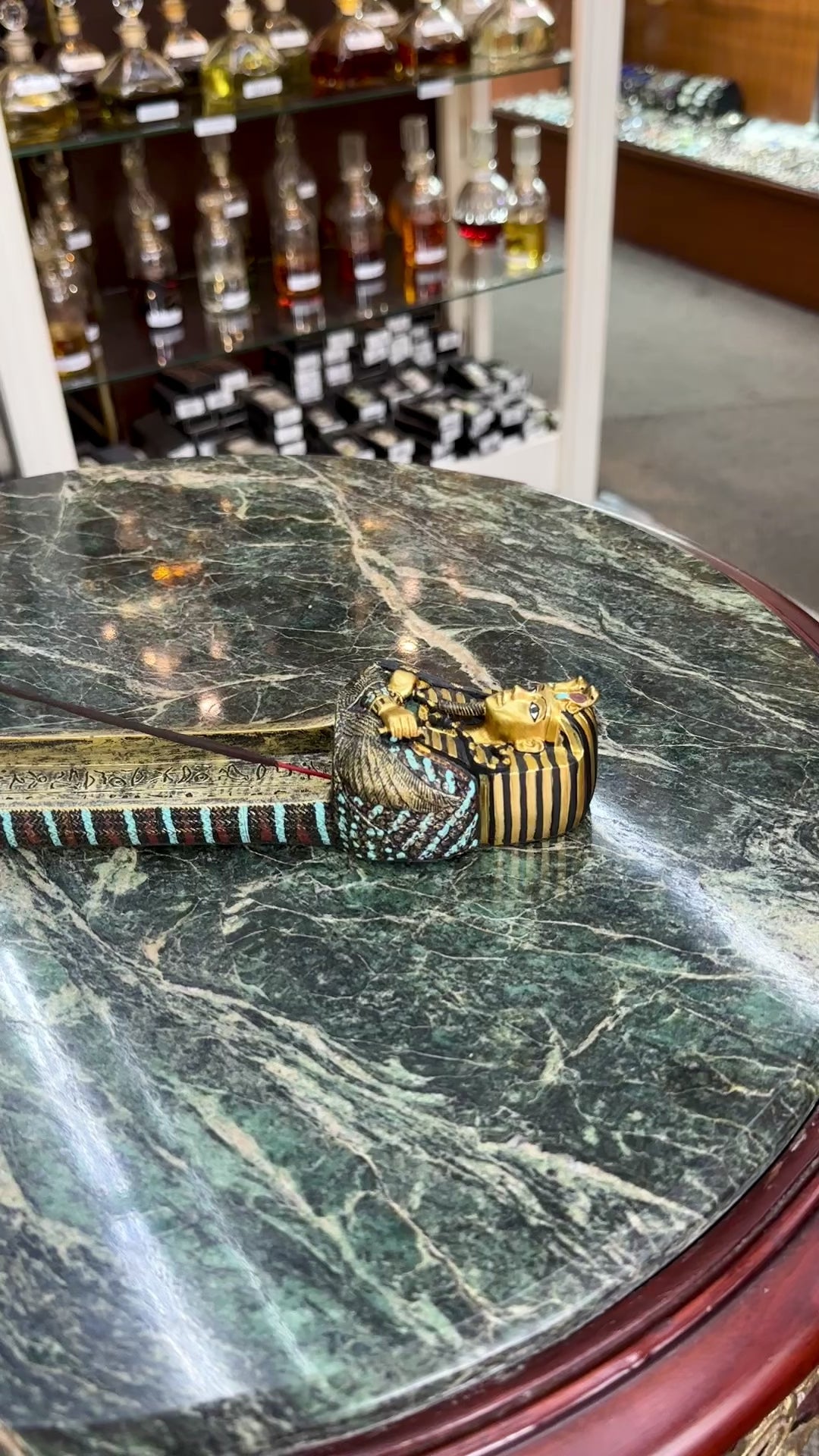 King Tut Incense Burner