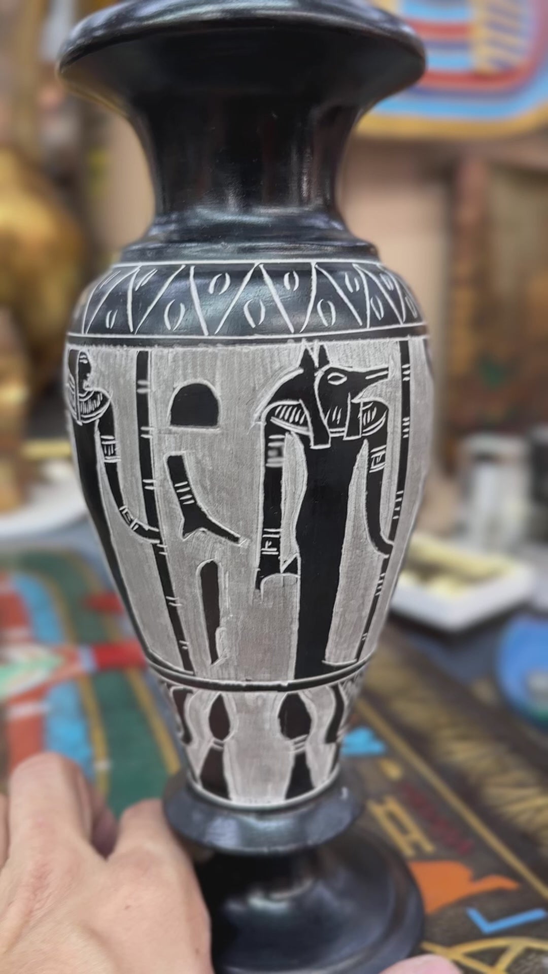 Egyptian Basalt Vase
