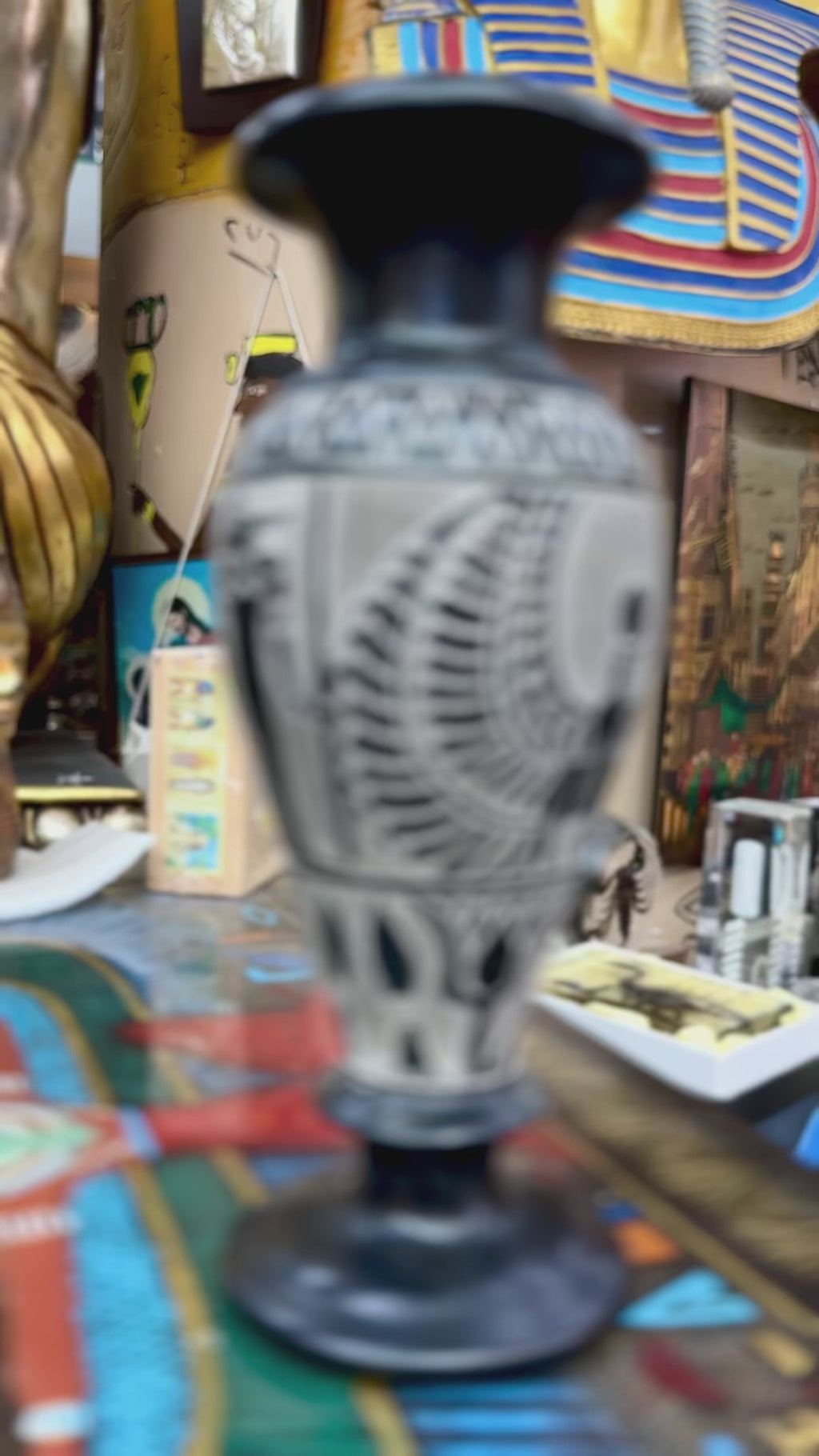 Egyptian Basalt Vase