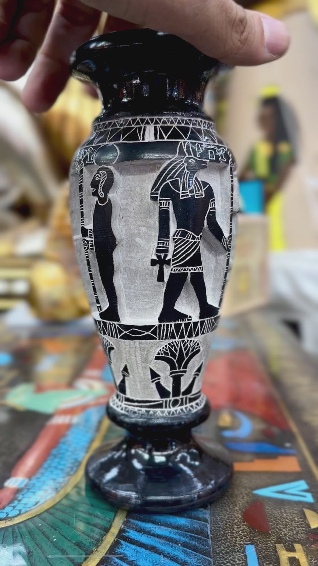 Egyptian Basalt Vase