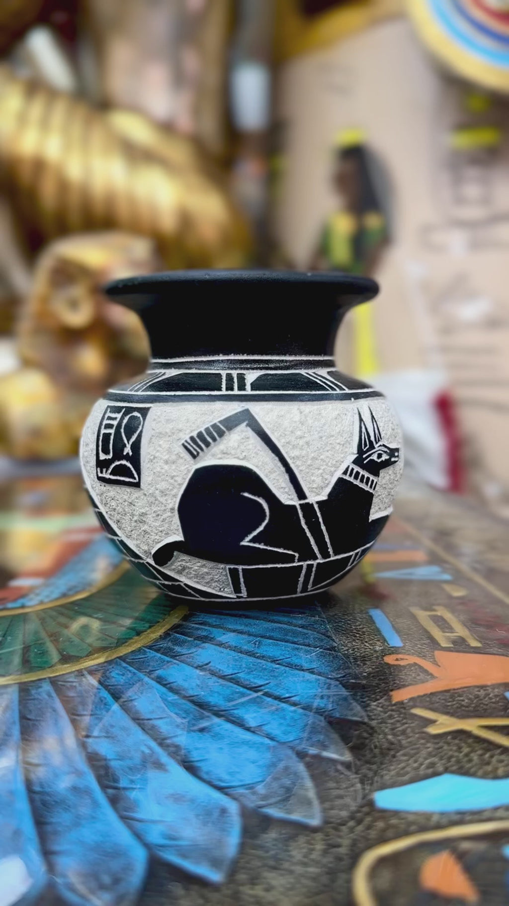 Egyptian Basalt Vase