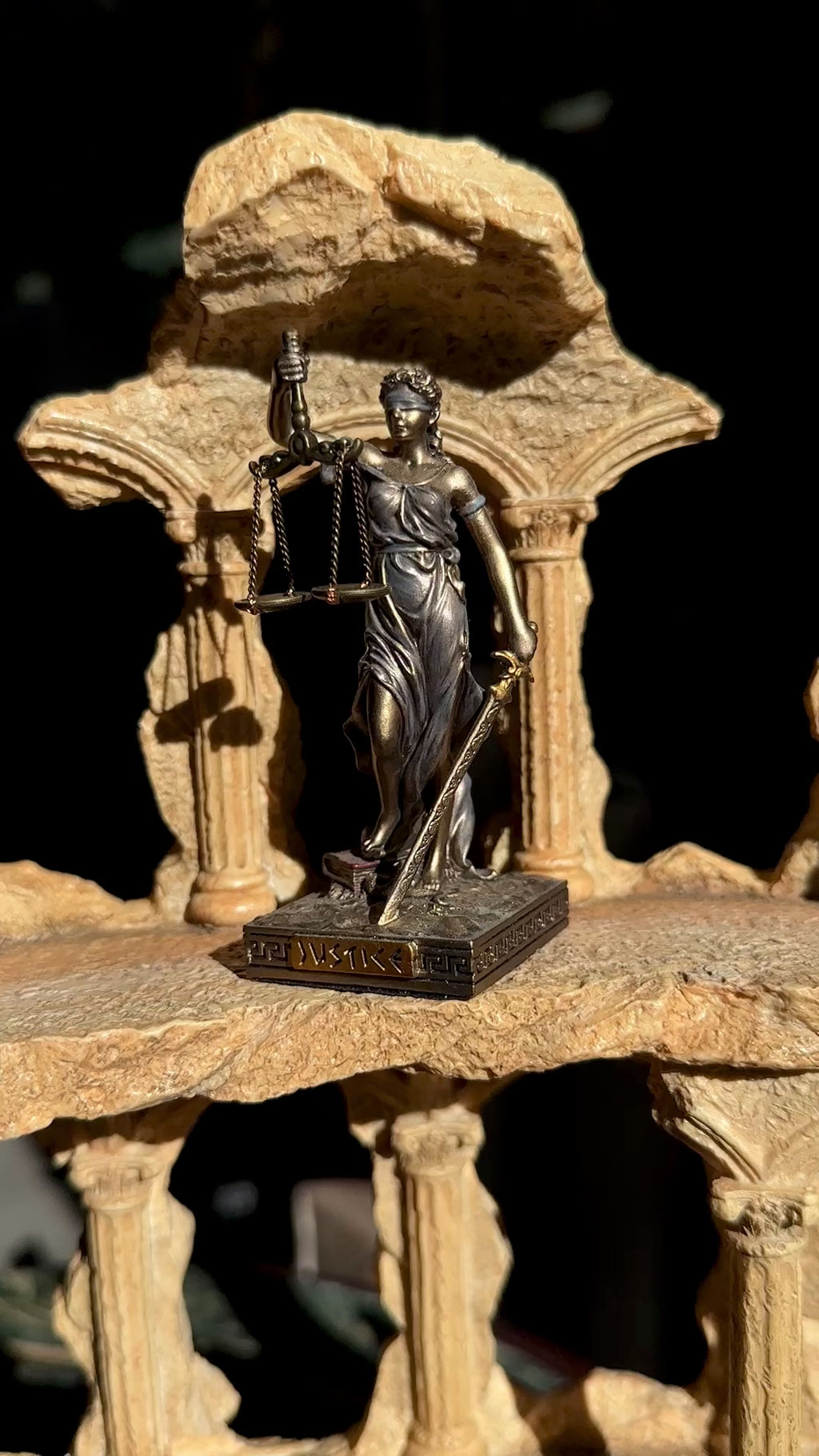 Lady Justice Mini Statue
