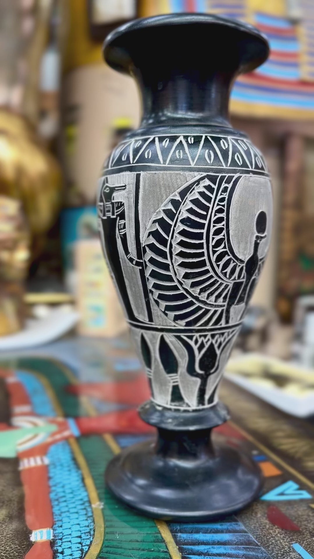 Egyptian Basalt Vase