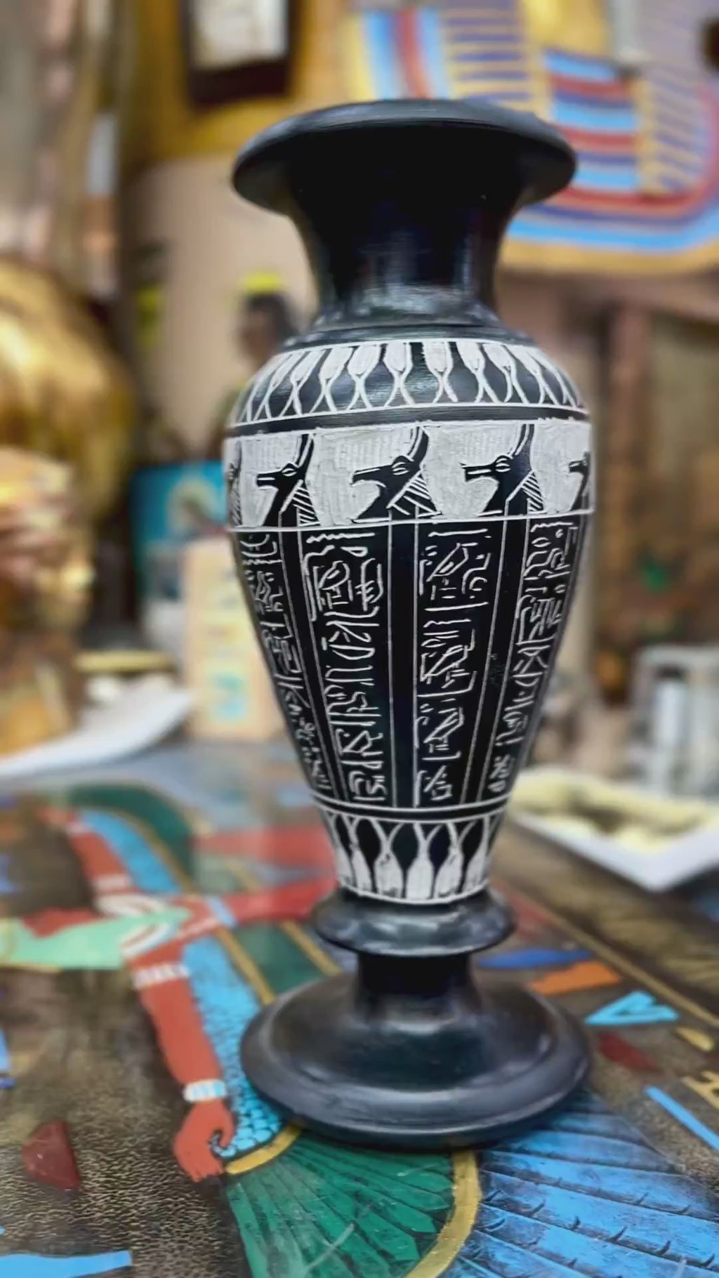 Egyptian Basalt Vase