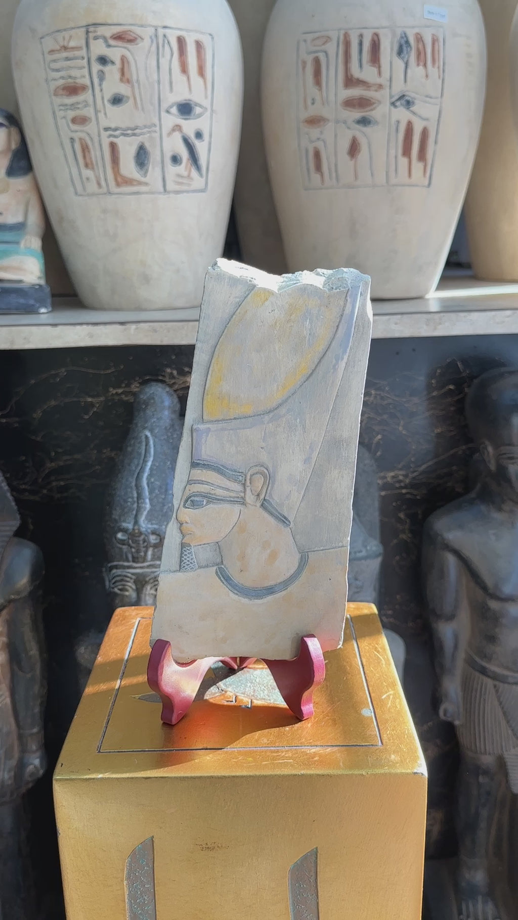 Egyptian Pharaoh Wall Plaque