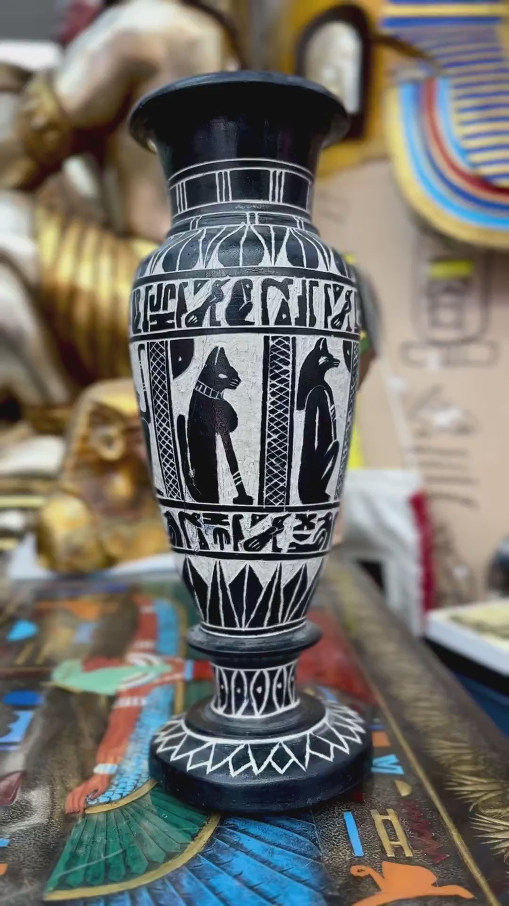 Egyptian Basalt Vase