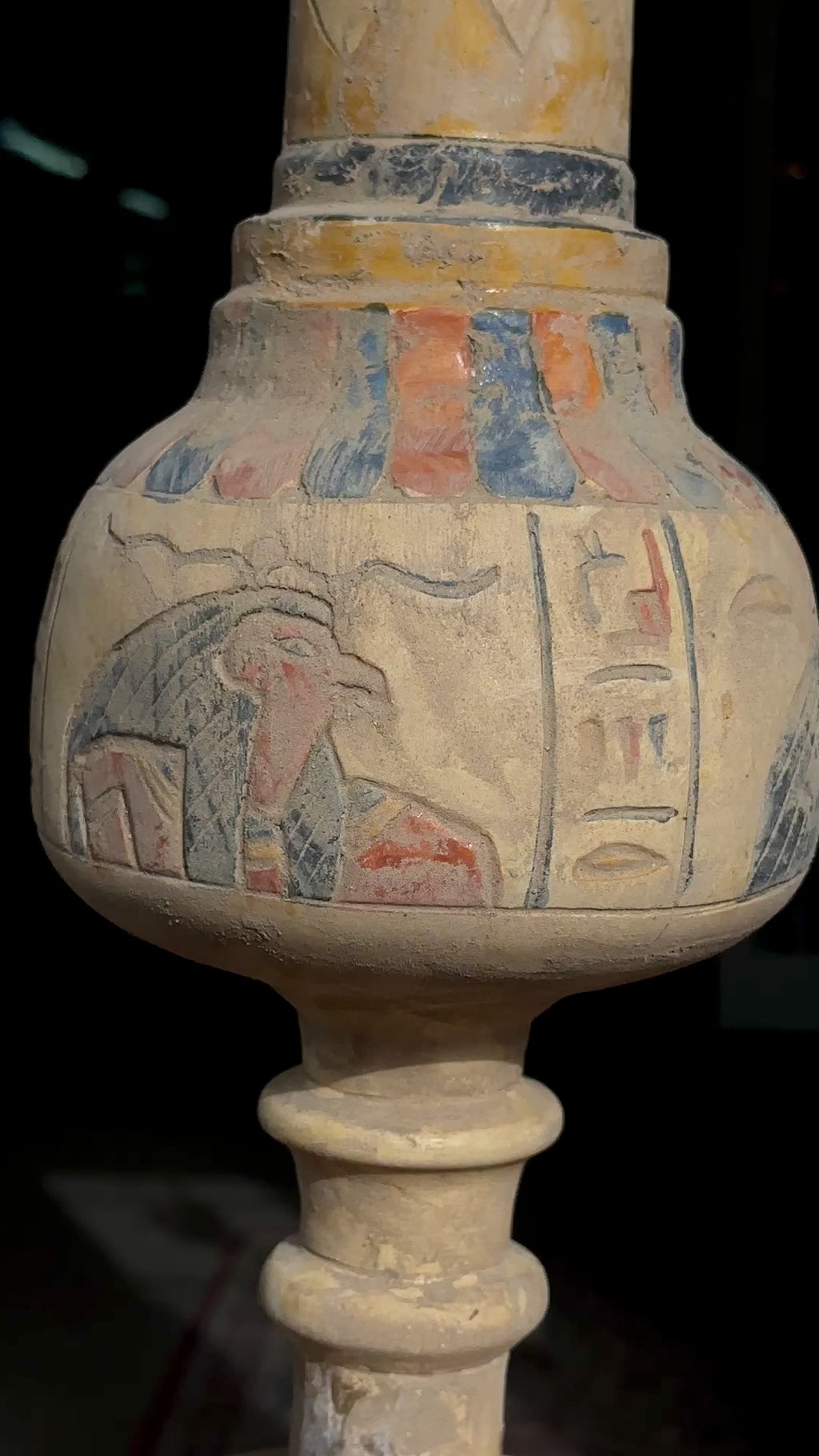 Egyptian Limestone Vase - Handmade in Egypt
