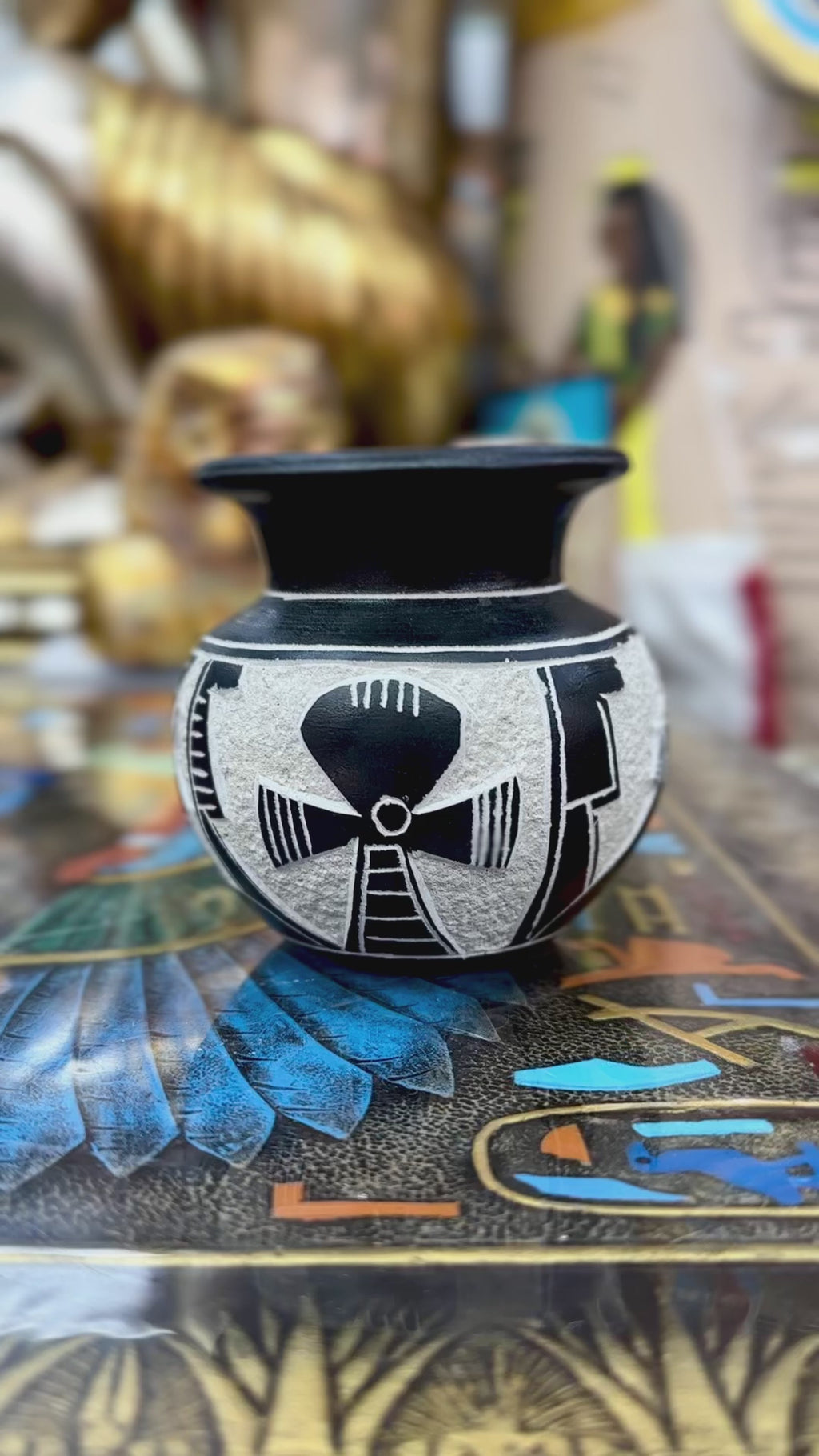 Egyptian Basalt Vase