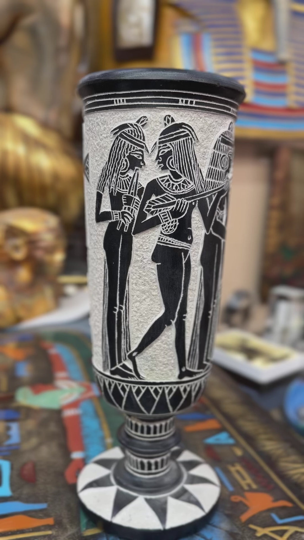 Egyptian Basalt Vase