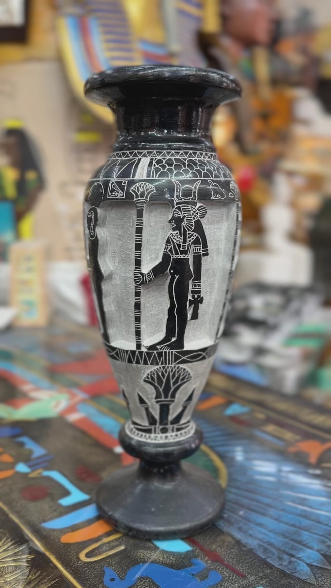 Egyptian Basalt Vase