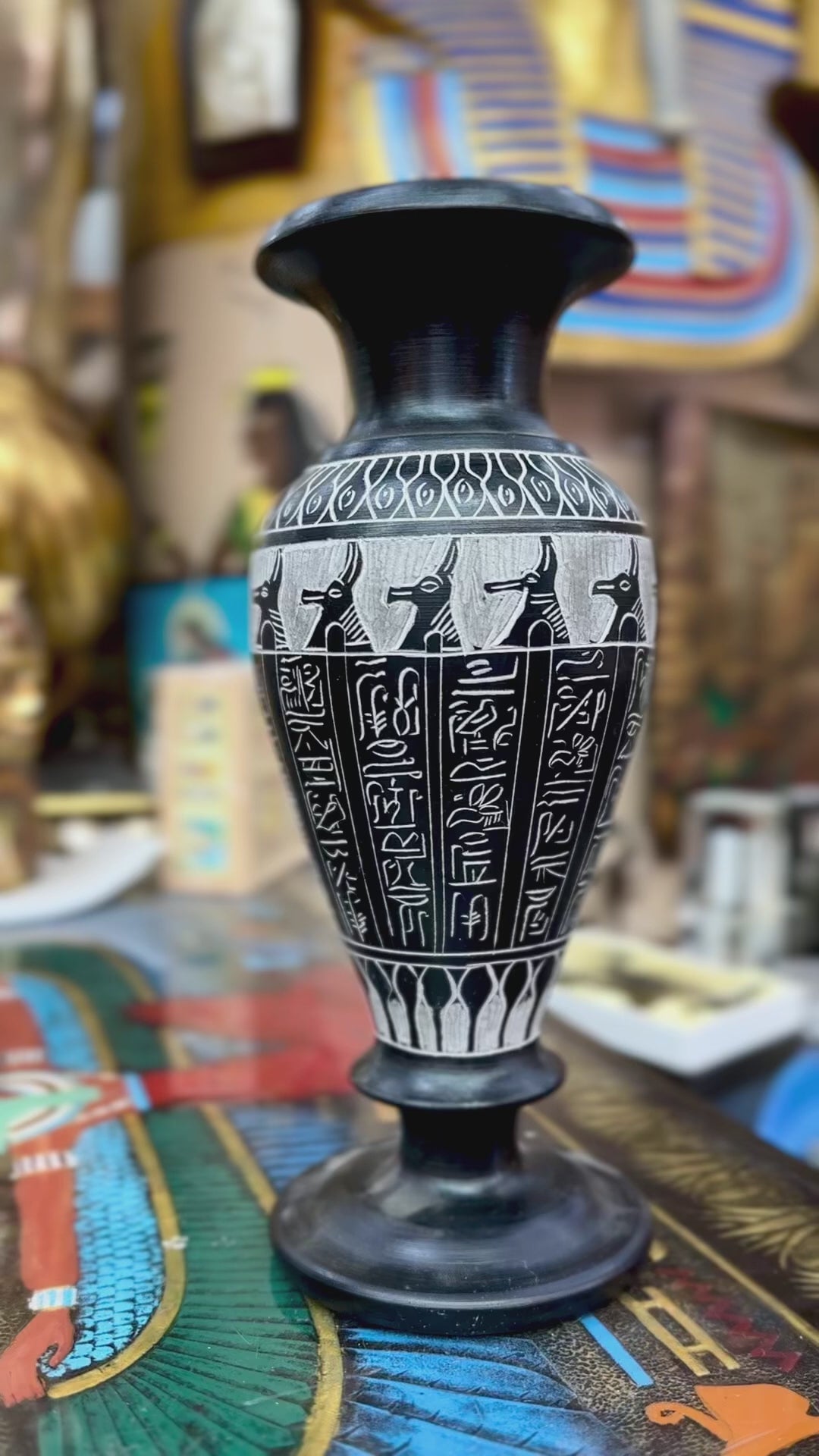 Egyptian Basalt Vase