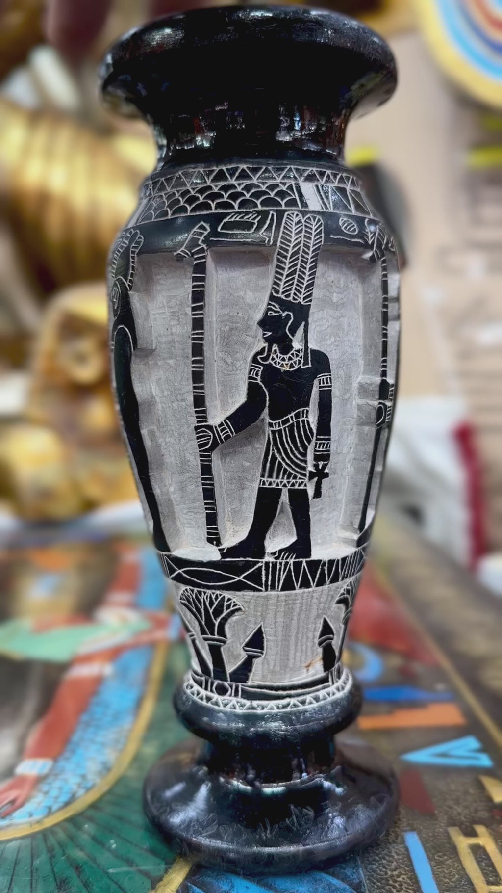 Egyptian Basalt Vase