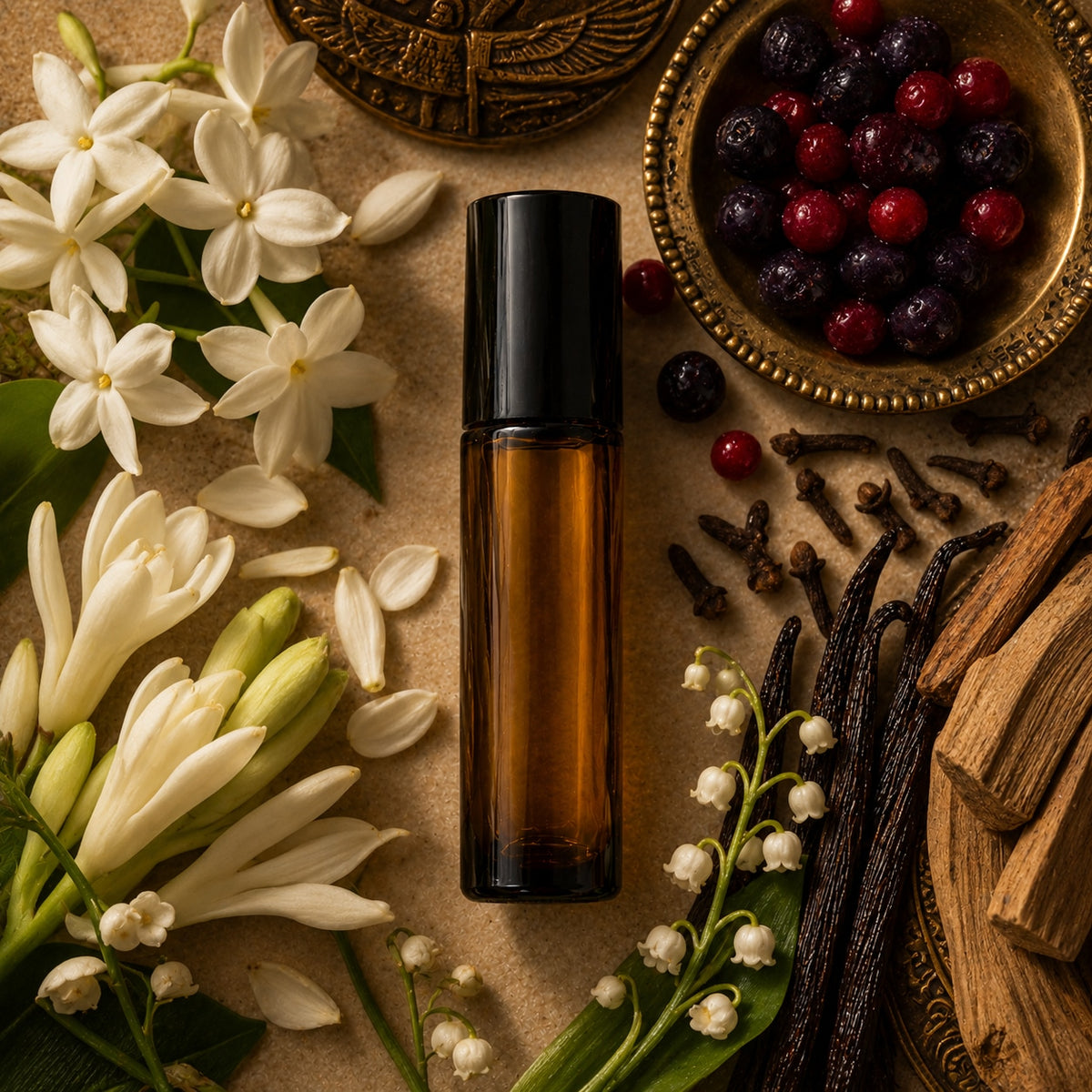 Egyptian Jasmine Perfume Oil — bottle profile
