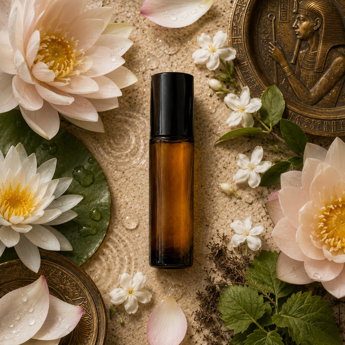 Egyptian Lotus Perfume Oil — bottle profile