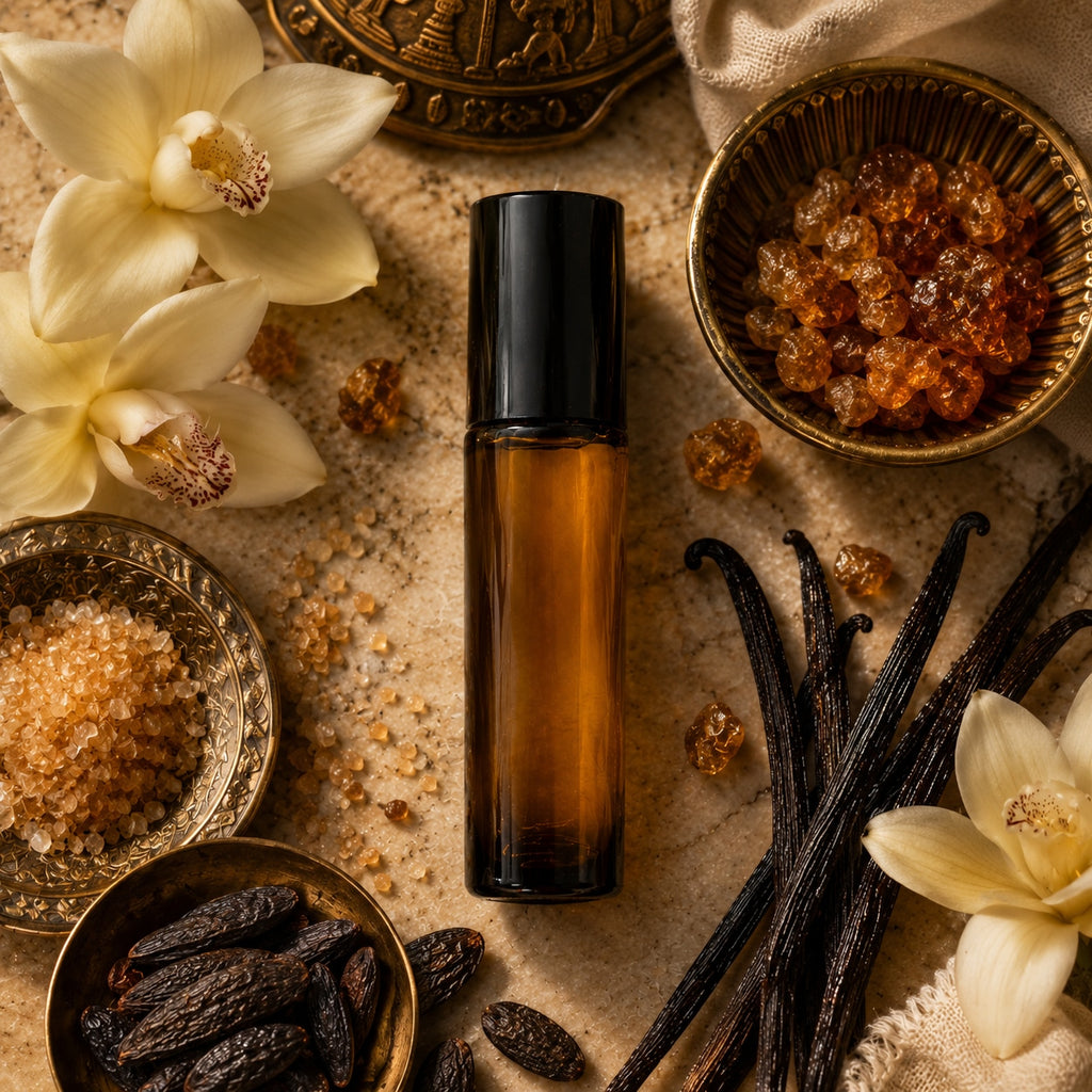 Egyptian Vanilla Perfume Oil — bottle profile