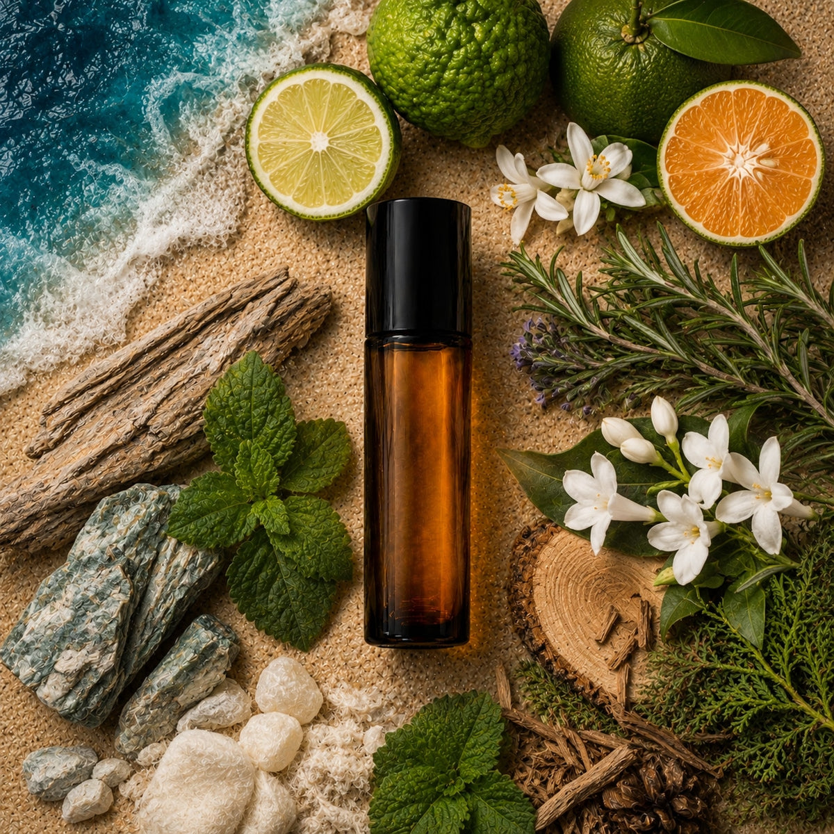 Mediterranean Musk Perfume Oil — bottle profile