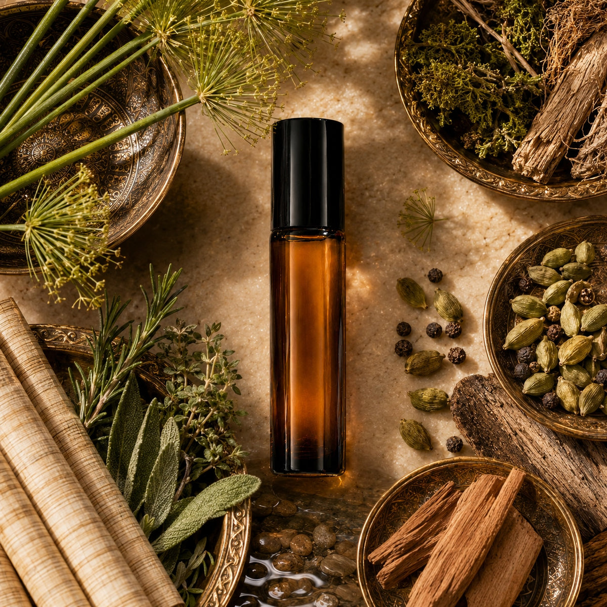 Papyrus Flower Perfume Oil — bottle profile
