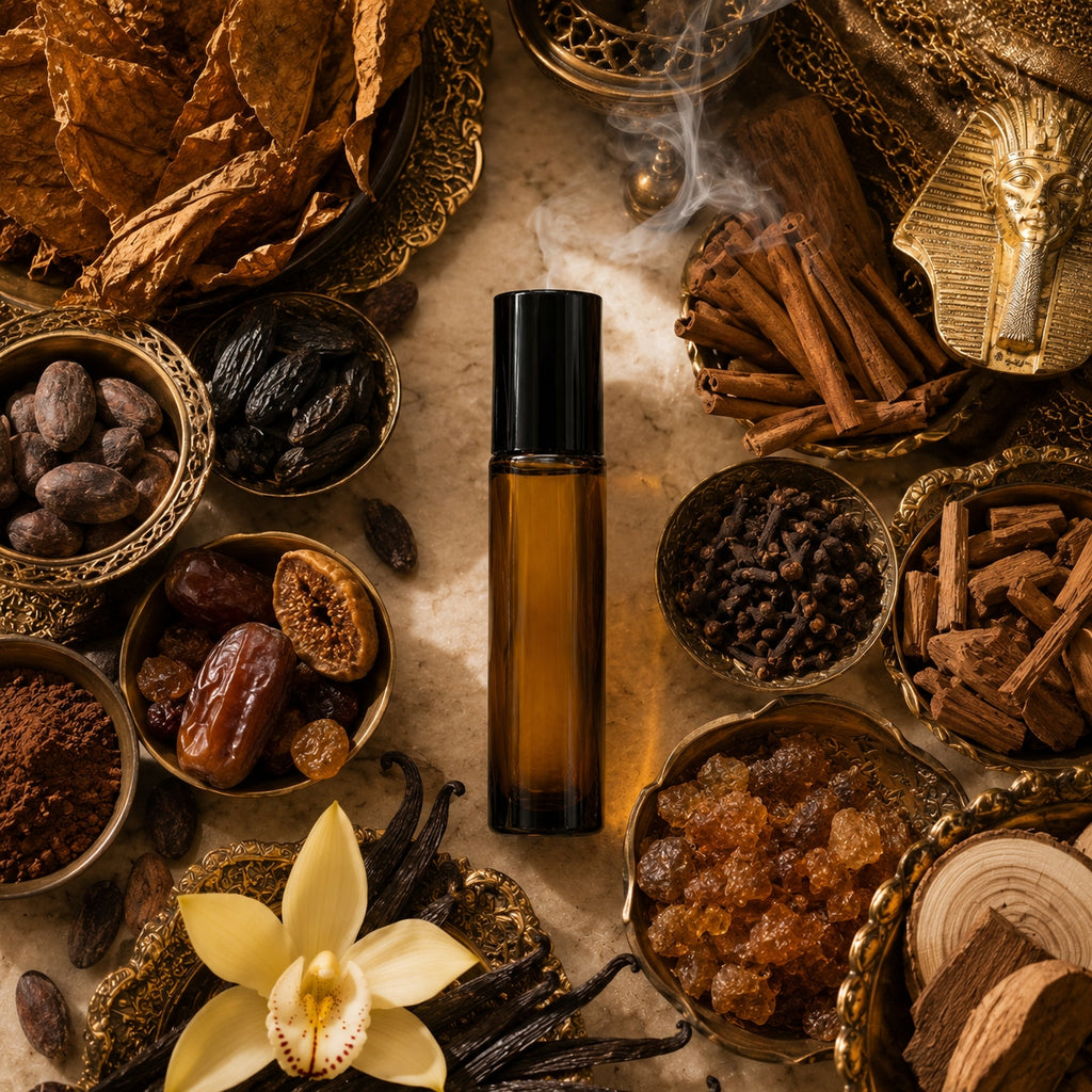 Egyptian Vanilla & Tobacco Perfume Oil — bottle profile