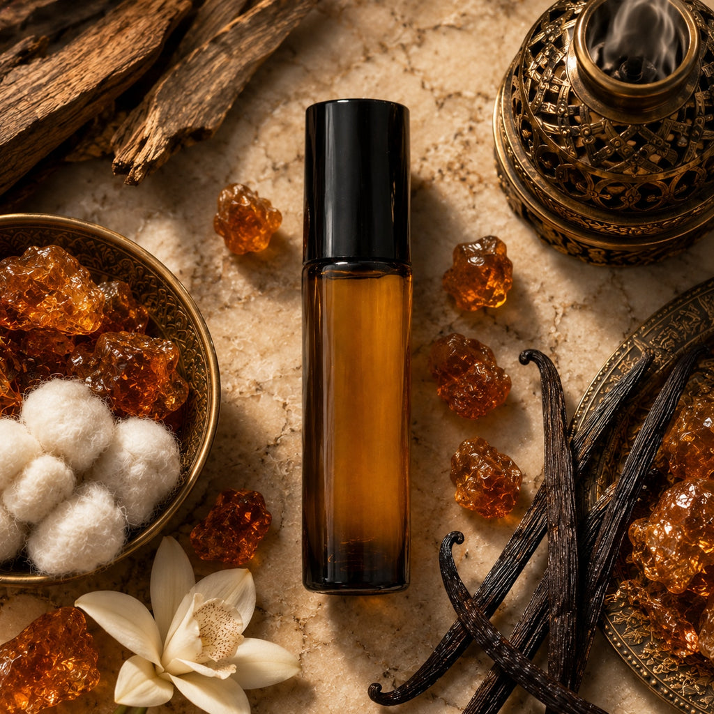 Amber Perfume Oil — bottle profile