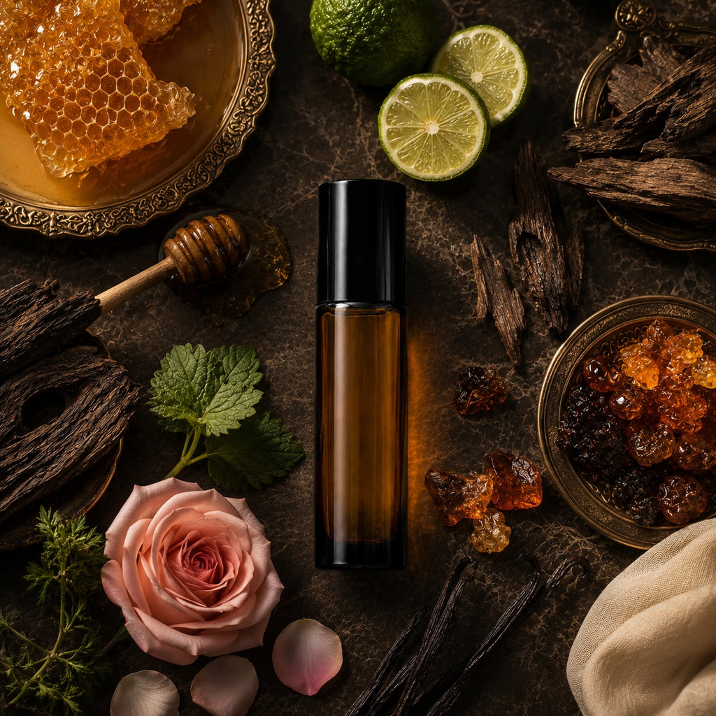 Honey Oud Perfume Oil — bottle profile
