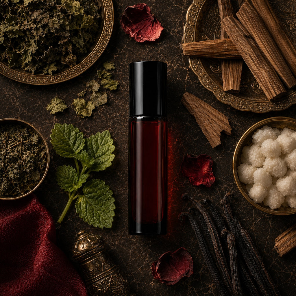 Red Musk Perfume Oil — bottle profile