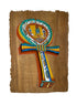 Ankh on Antiqued Papyrus