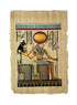 Hathor and Ra Harakhti  Papyrus