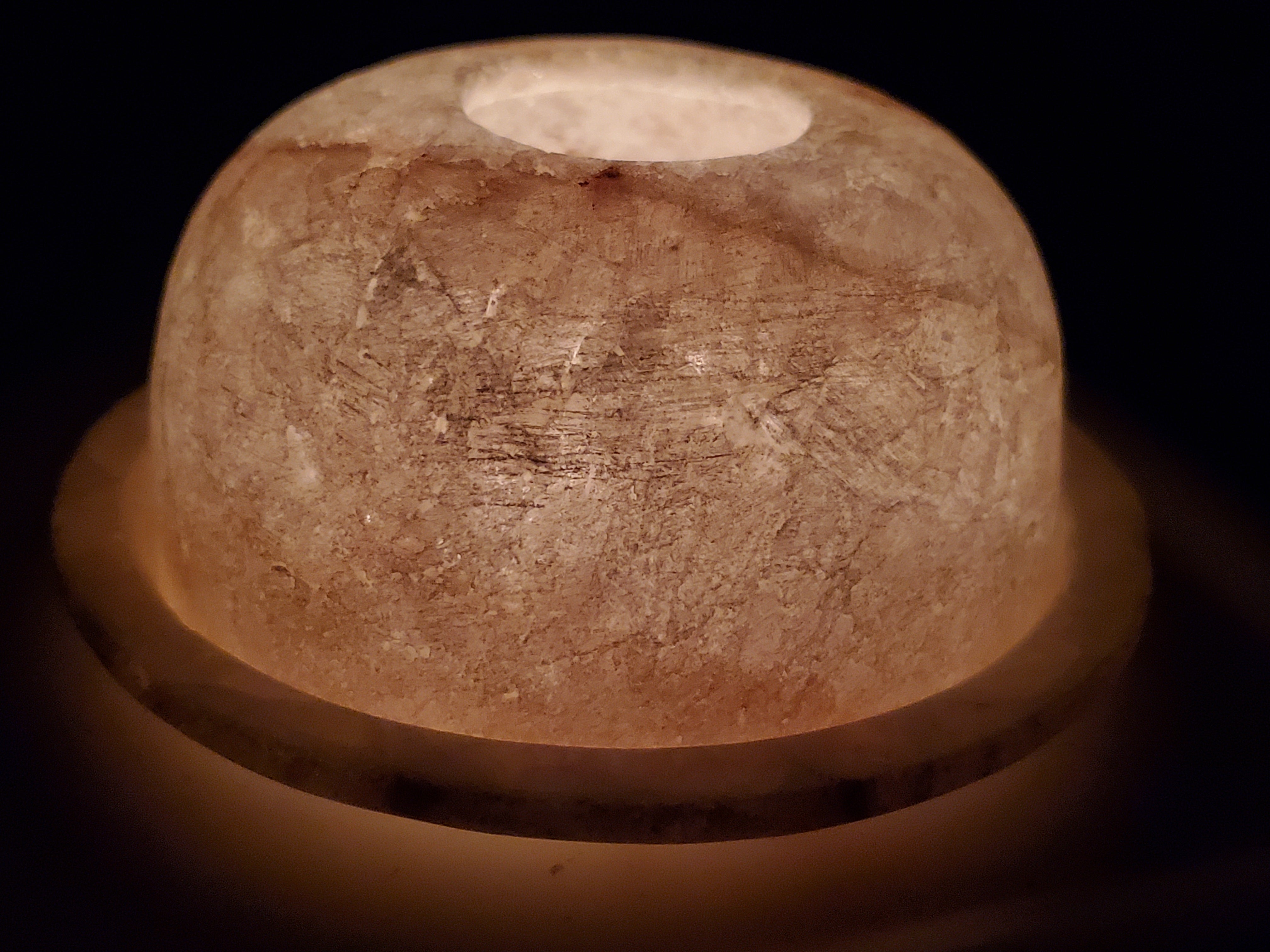 Alabaster Tea-Light Holder