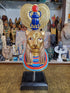 Golden Sekhmet Mask With Scarab Crown