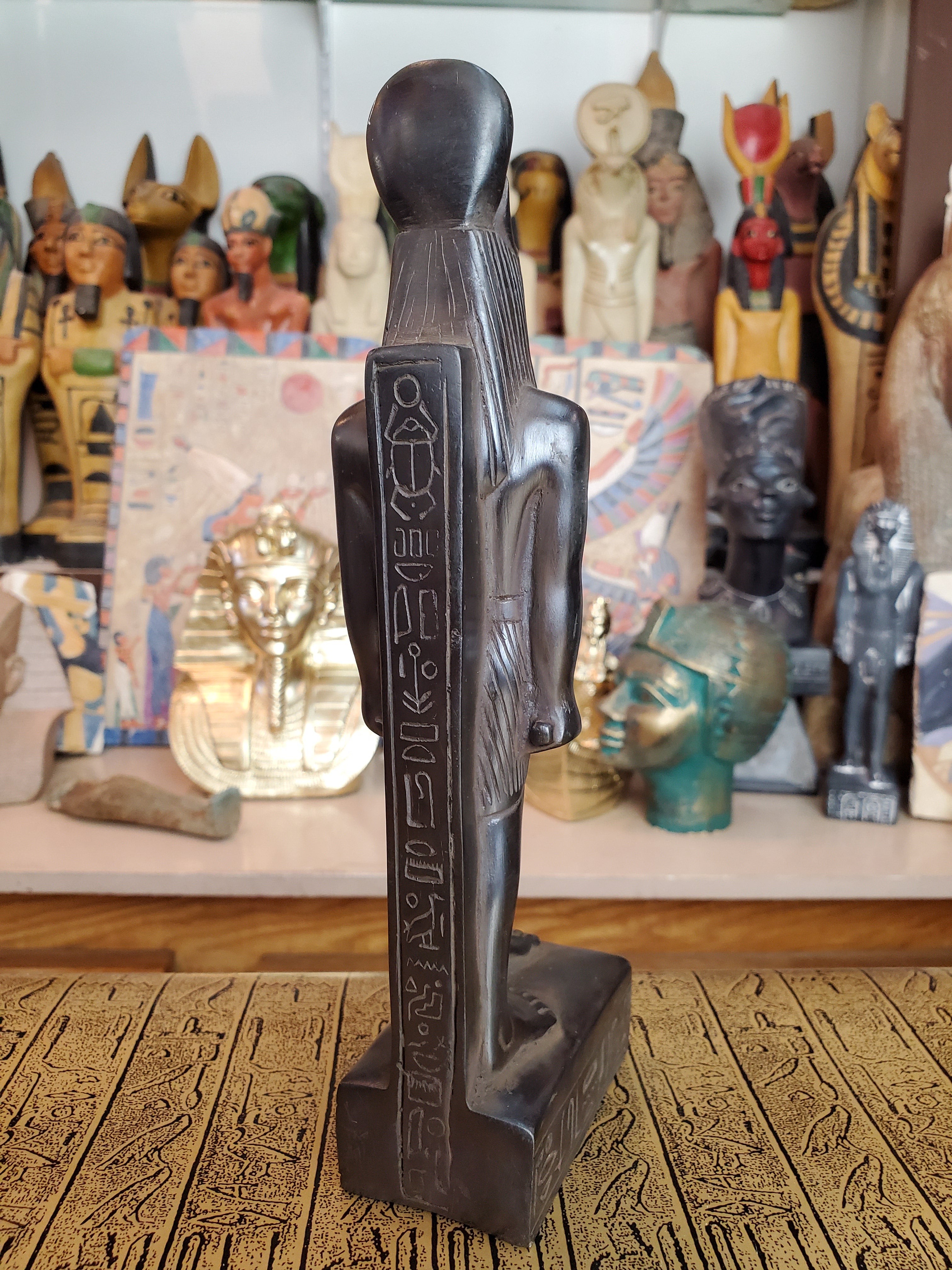 Sekhmet Statue - Handcarved Black Basalt