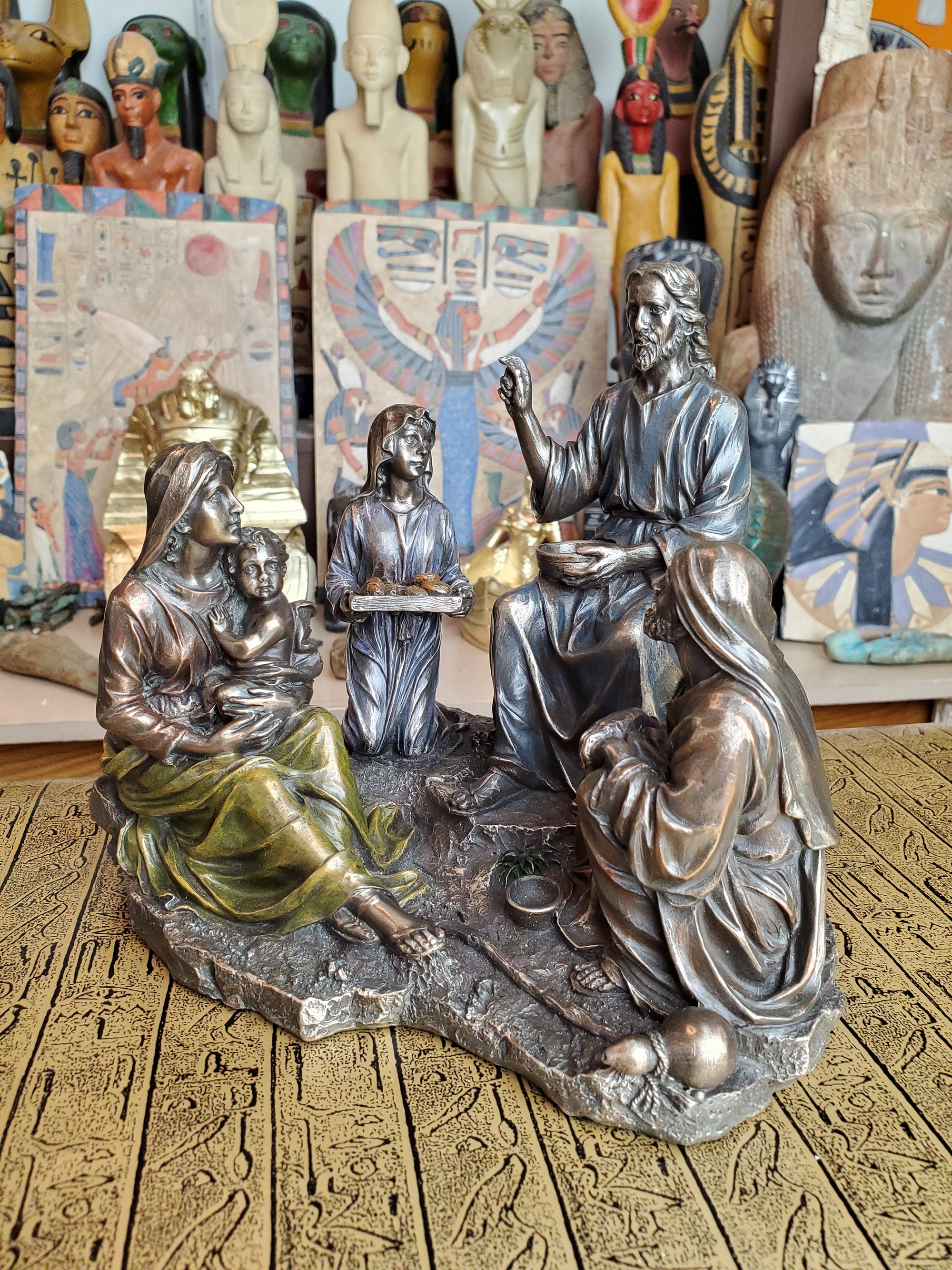 Miracle of The Five Loaves and Two Fish Statue