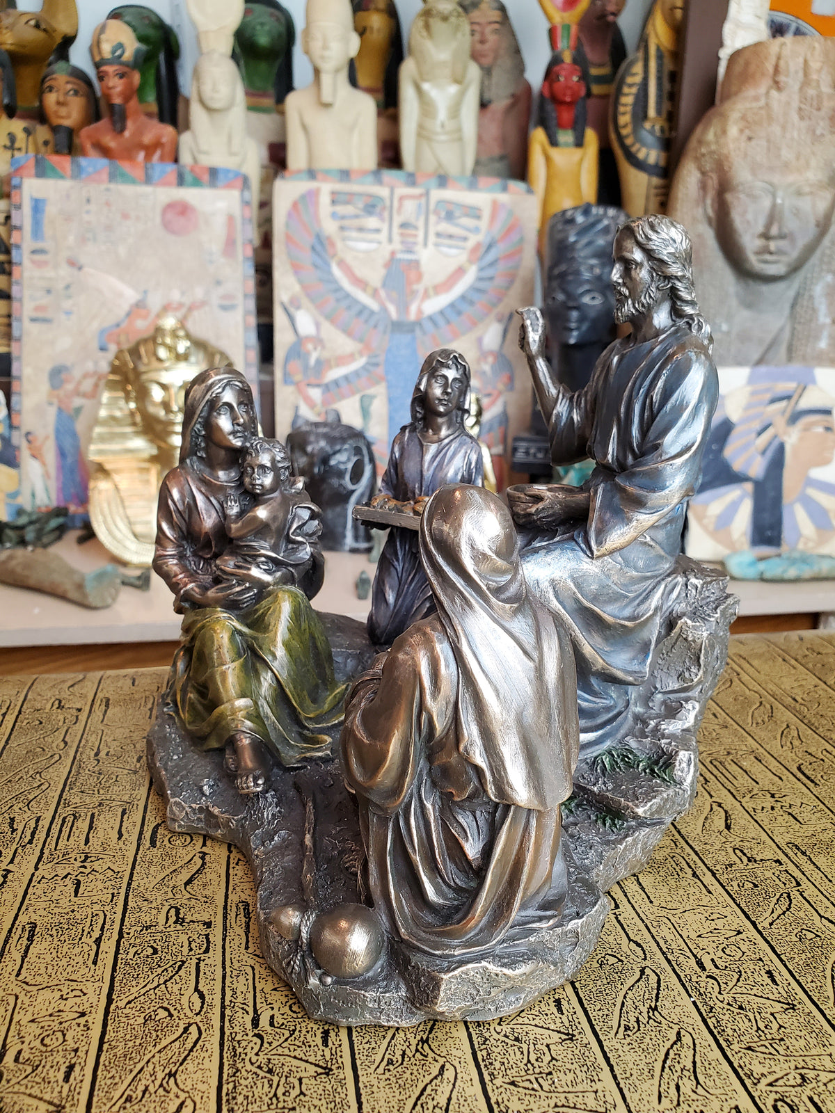 Miracle of The Five Loaves and Two Fish Statue