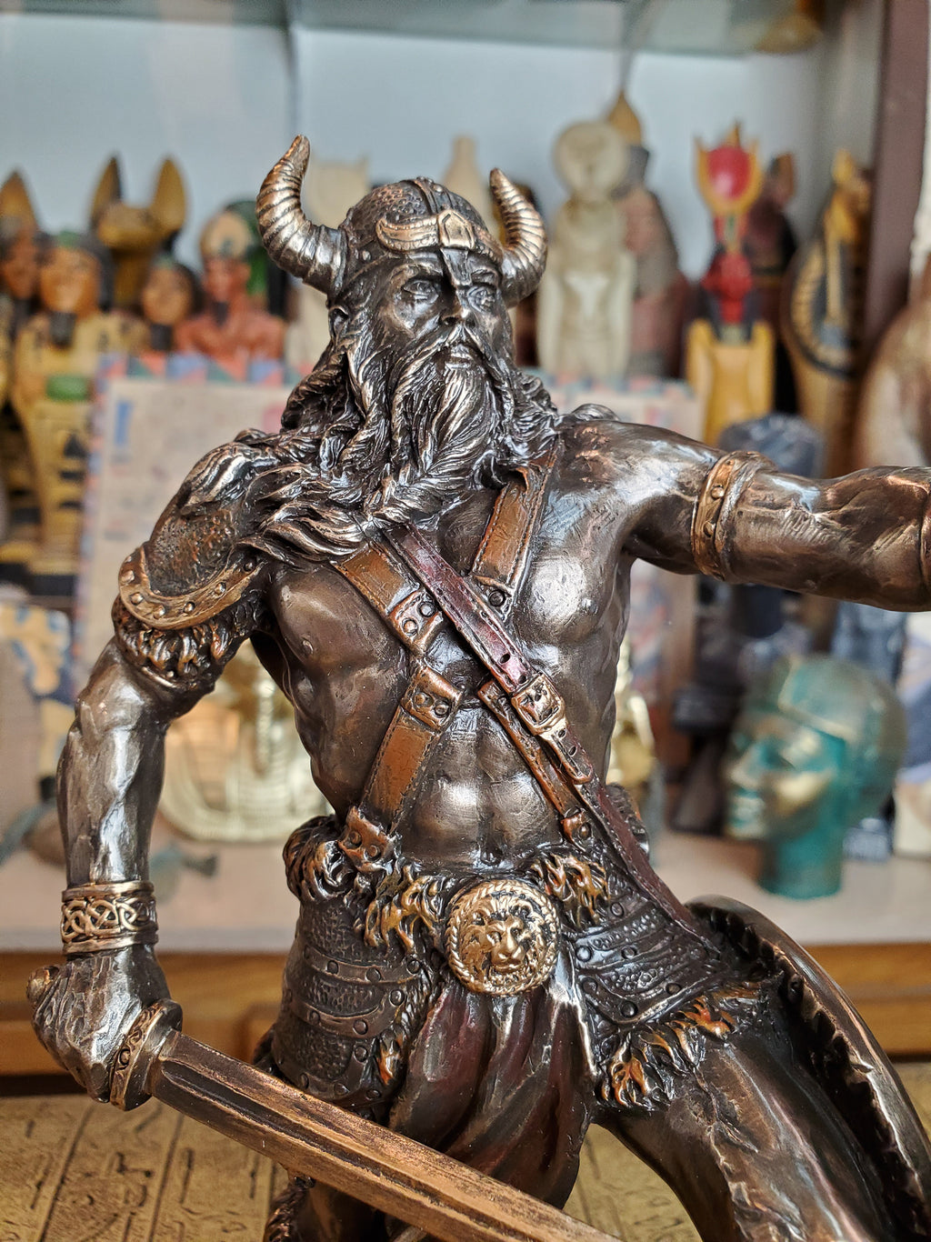 Viking on the Prow Statue