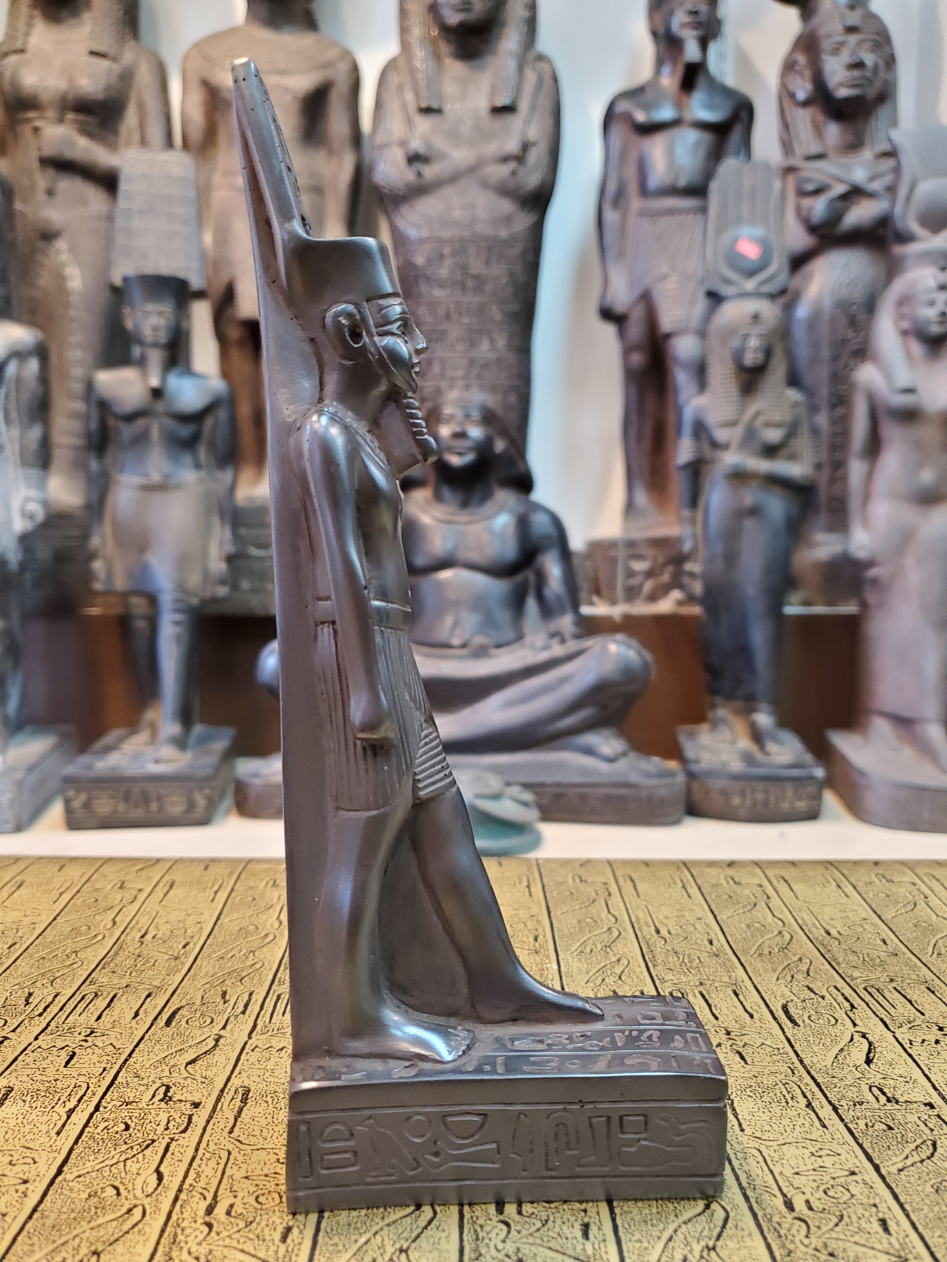 Stone Amun Statue - Made in Egypt