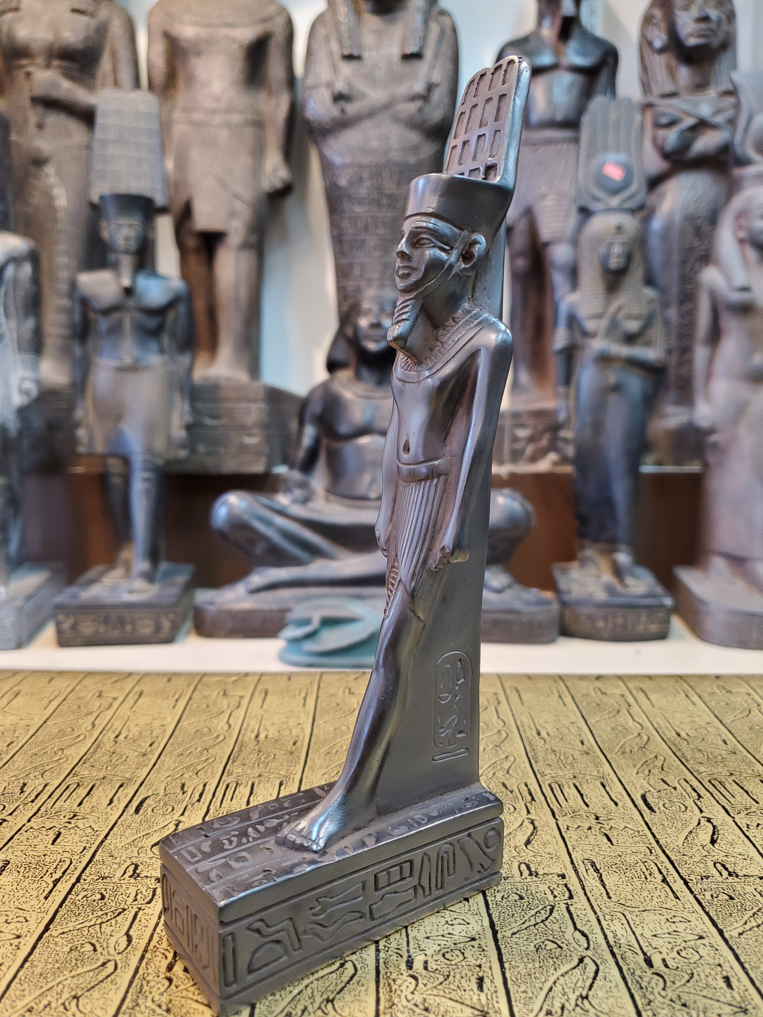 Stone Amun Statue - Made in Egypt