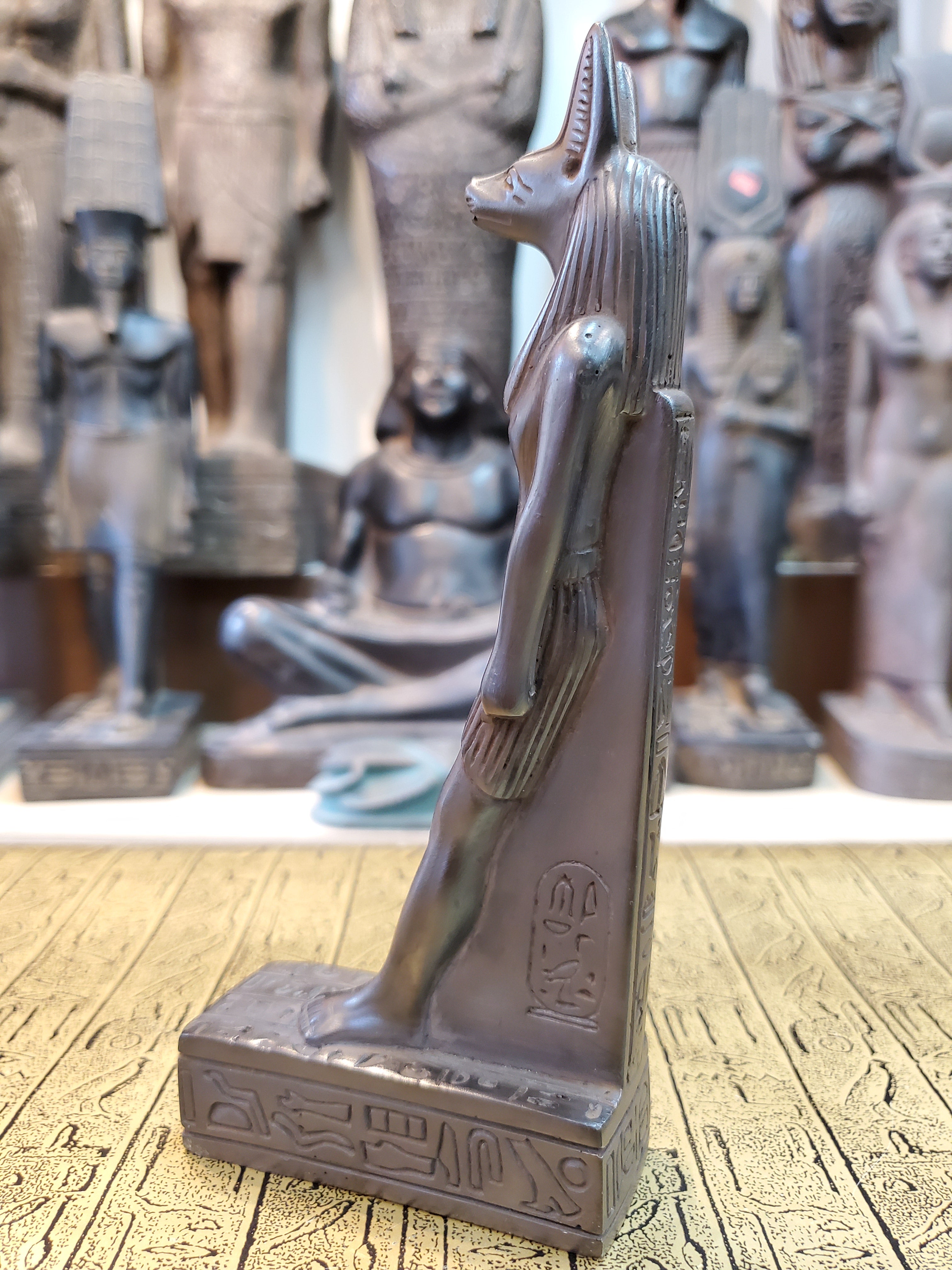 Stone Anubis Statue