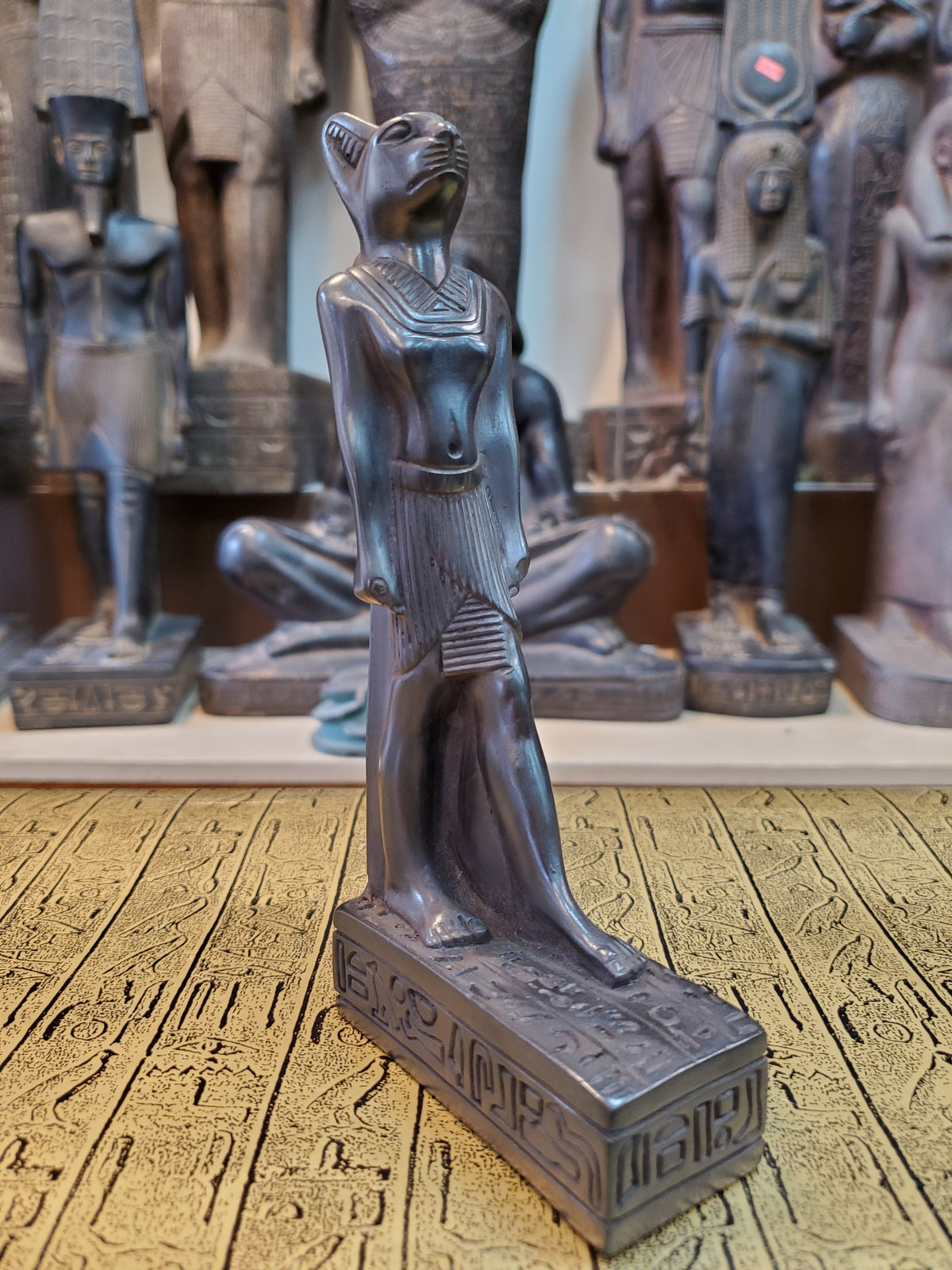 Stone Bastet Statue - Made in Egypt