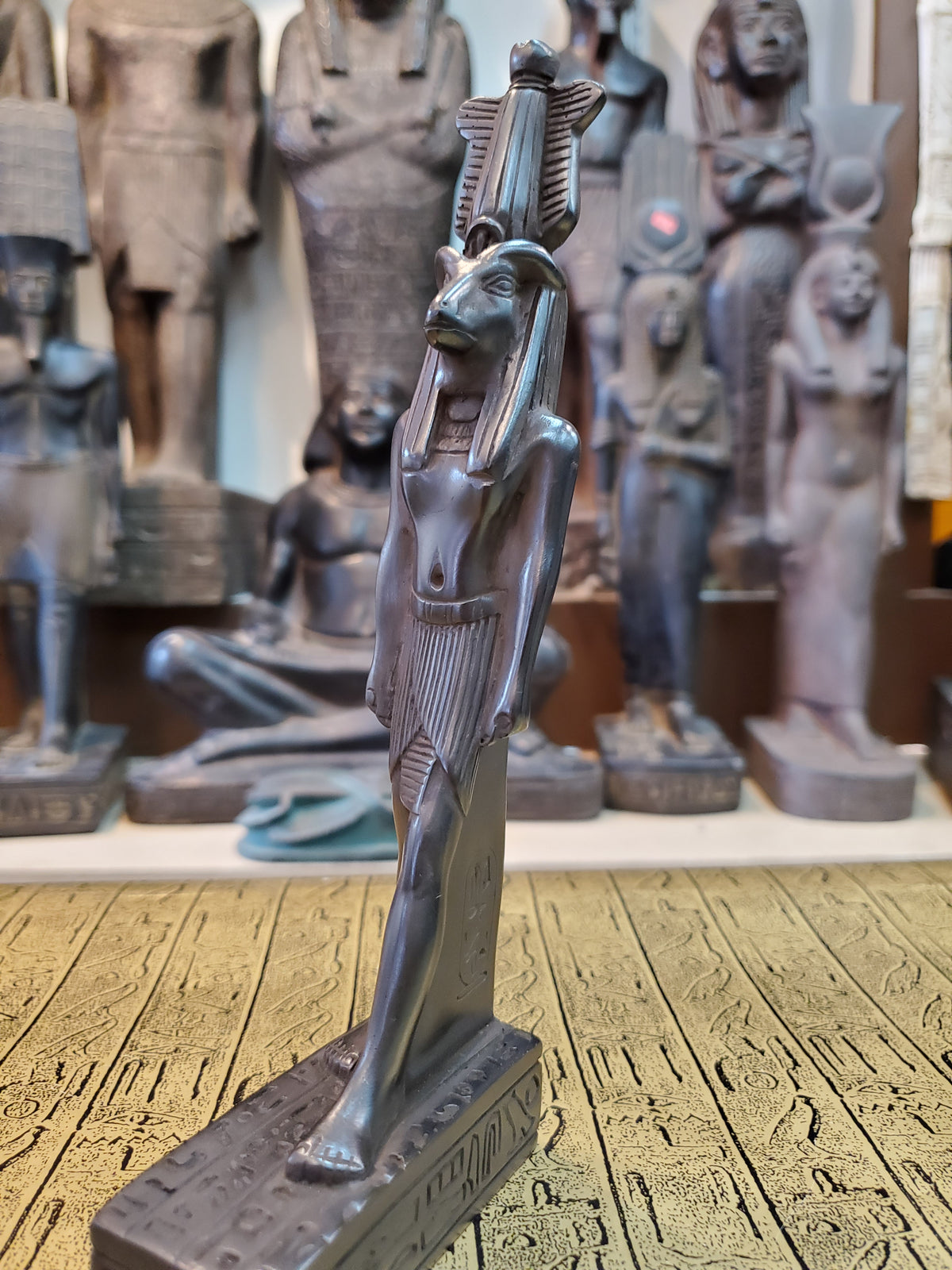 Stone Khnum Statue
