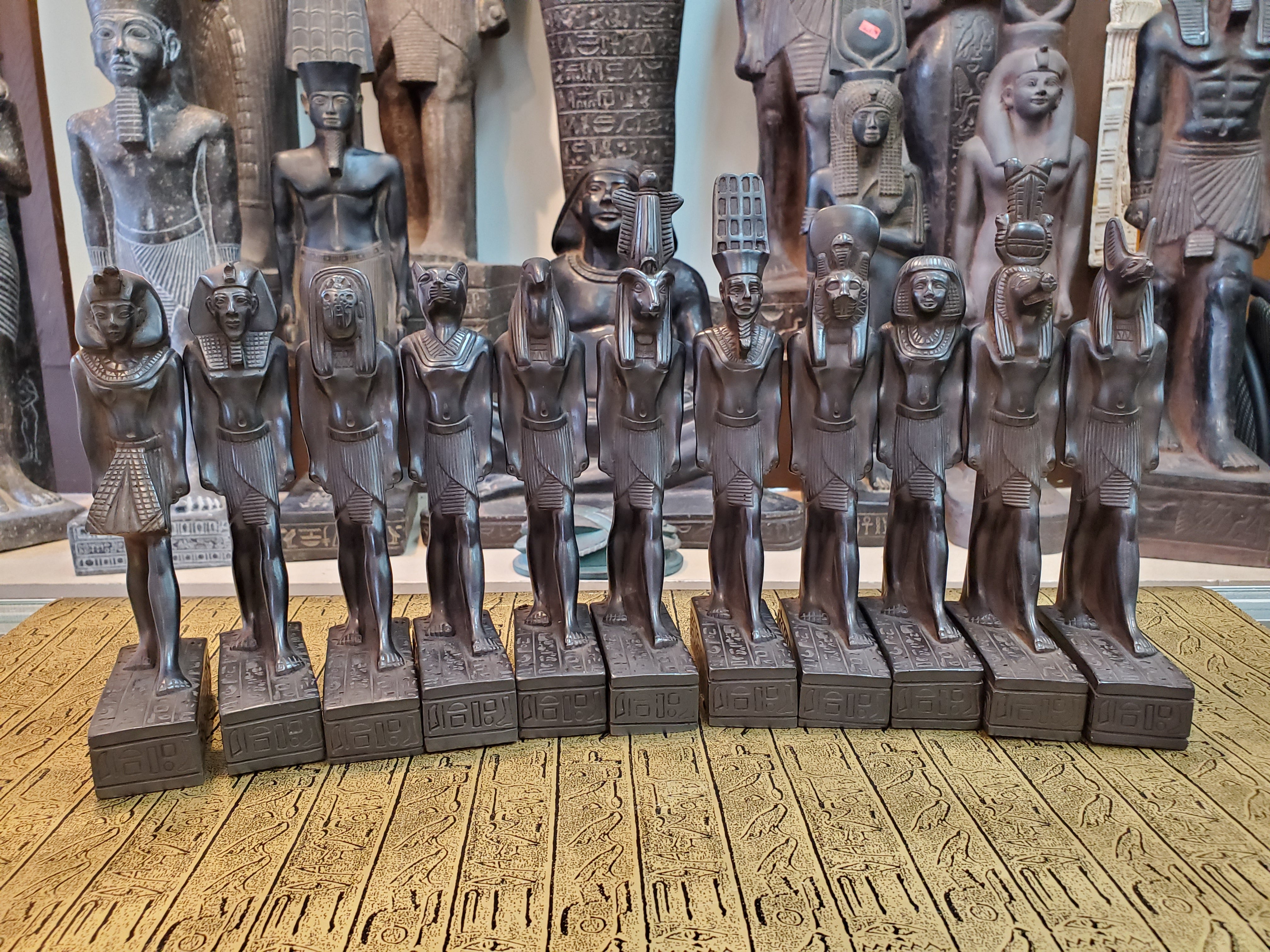 Stone Amun Statue - Made in Egypt