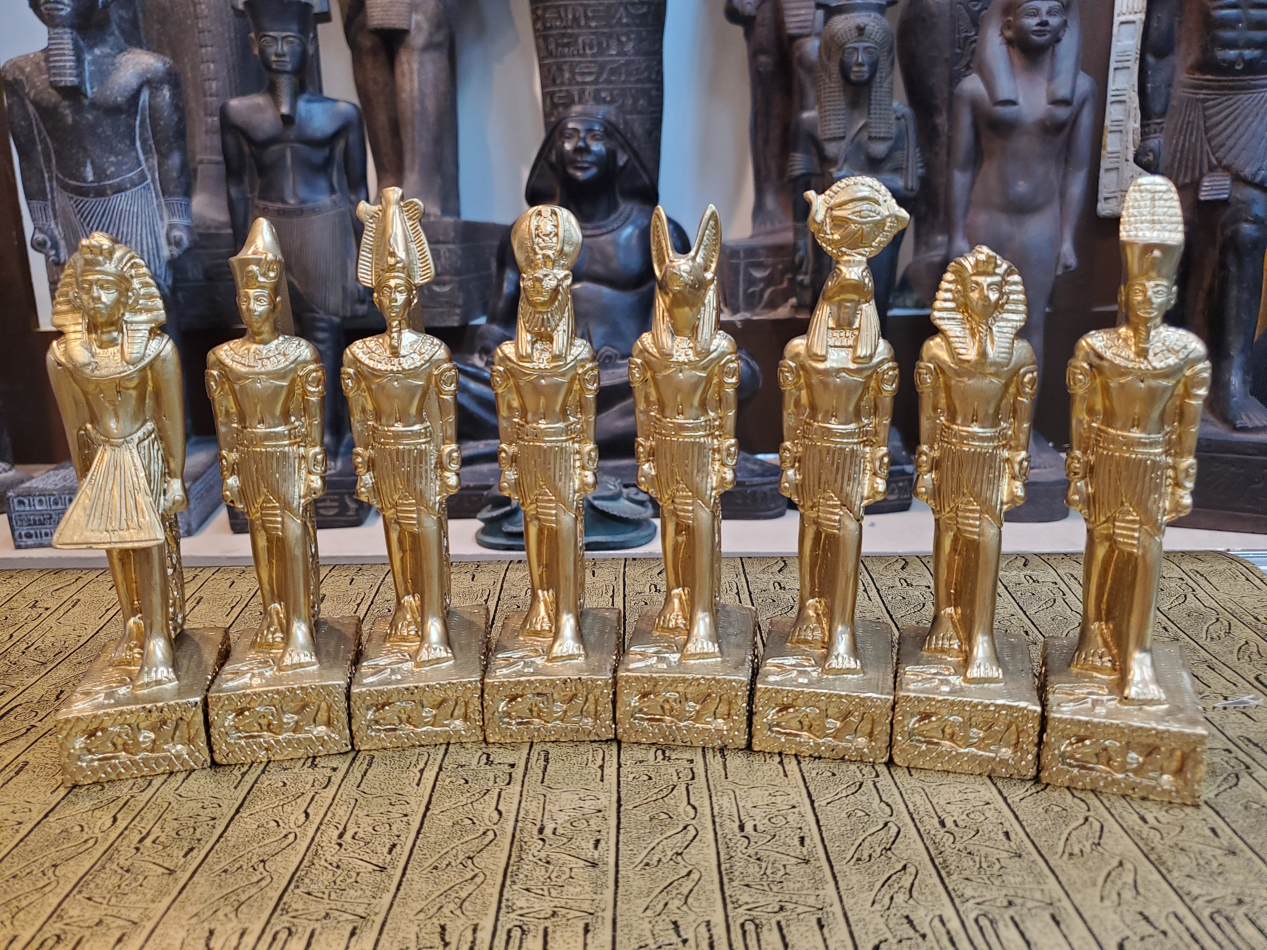 Golden Amun Statue - Made in Egypt