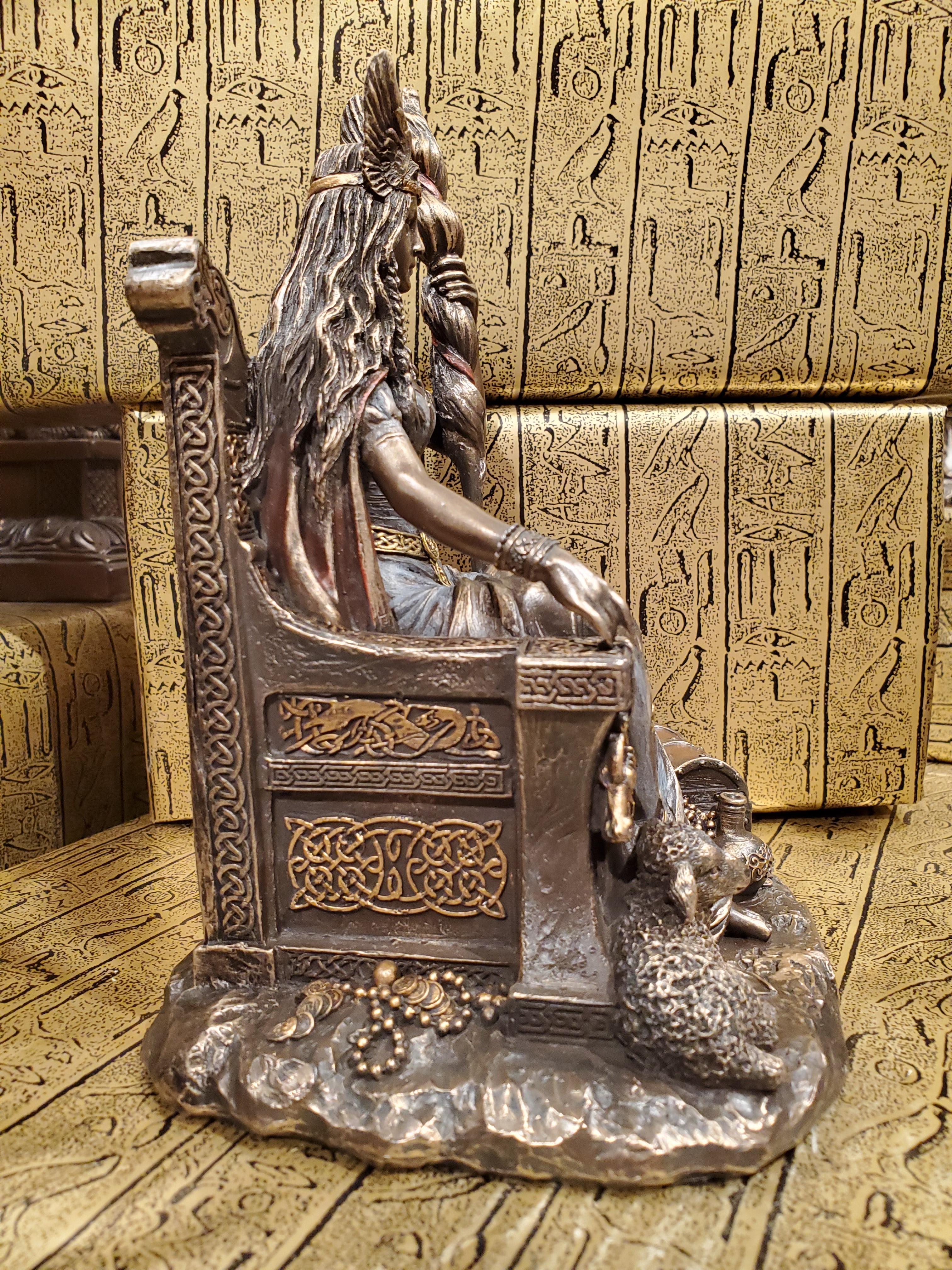 Frigga in Throne Statue